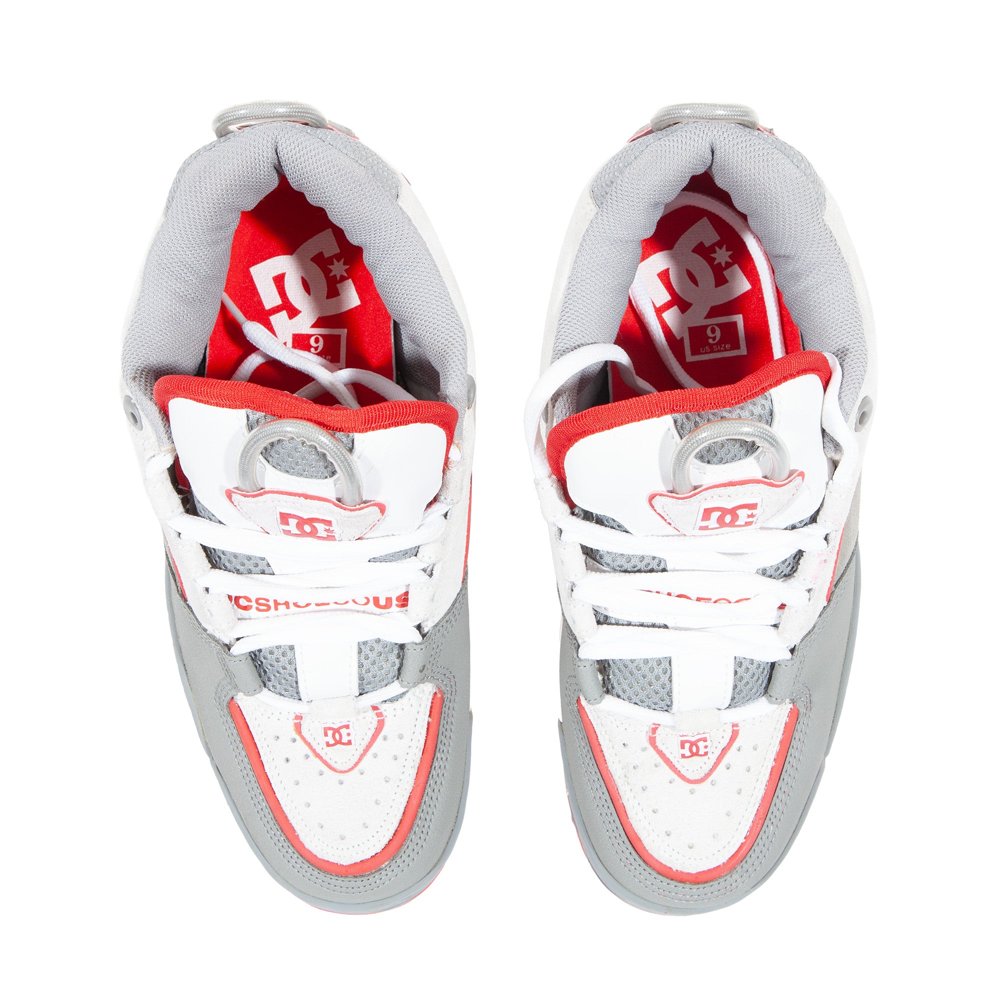 Overripe DC Shoes Infinity Grey/Red Size 9 1998