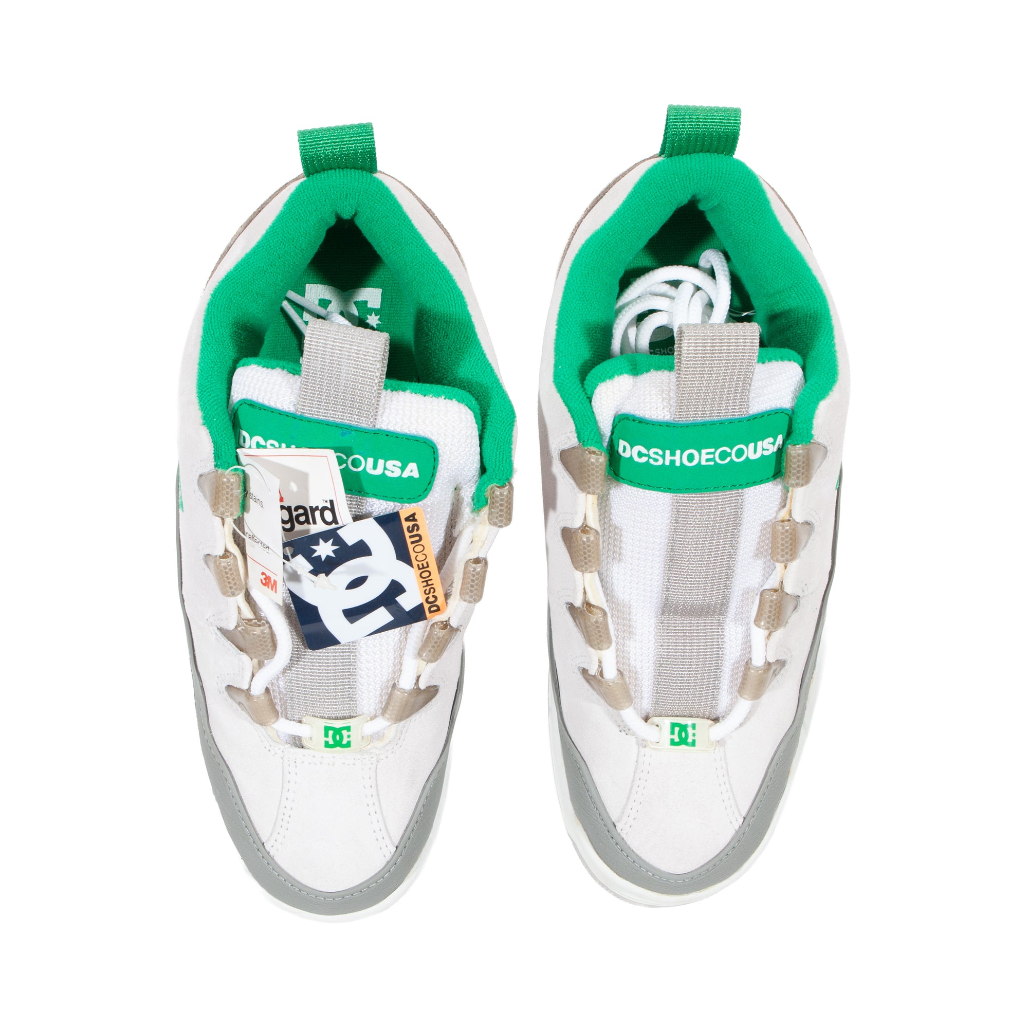 Overripe DC Shoes Plug White/Green Size 9 (1998)