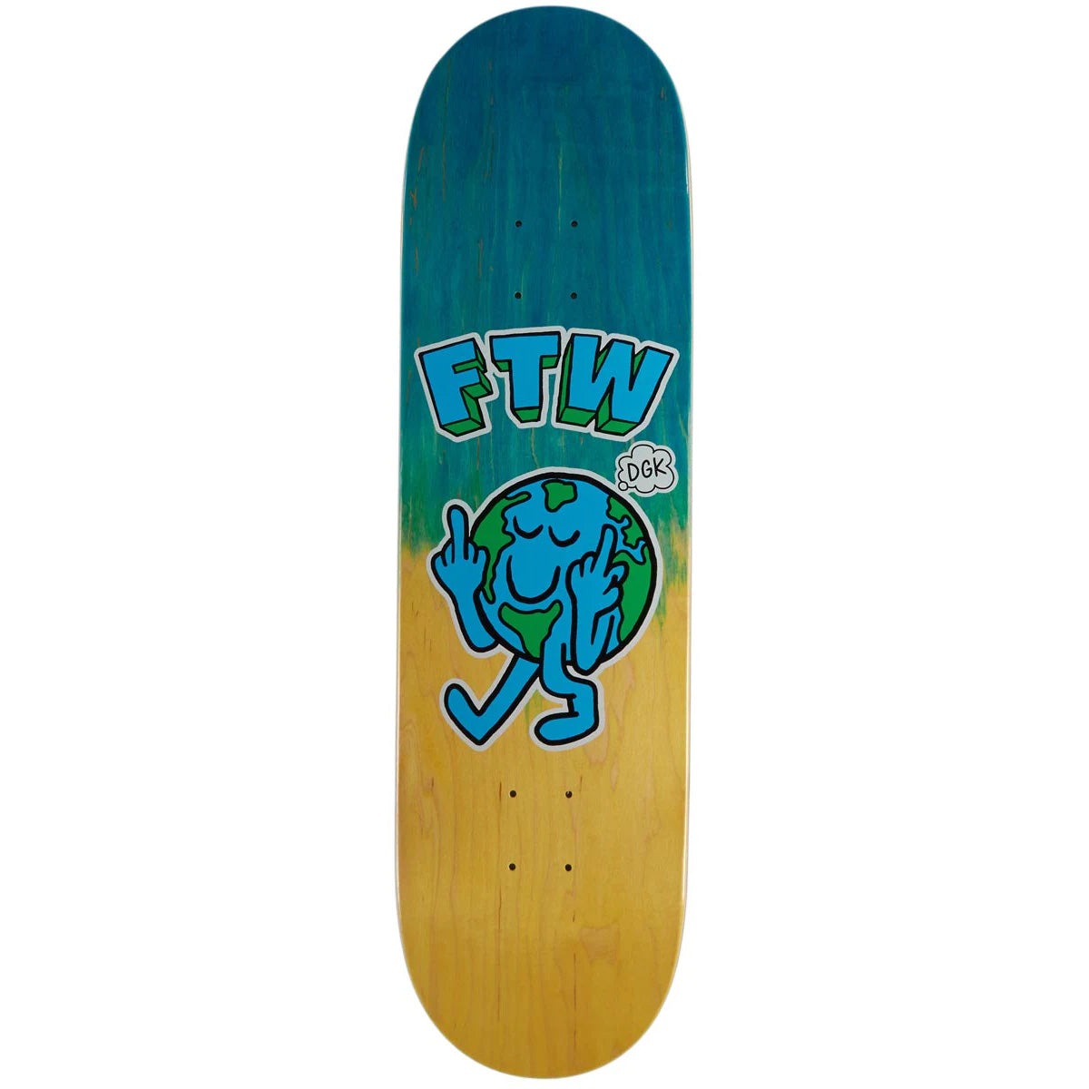 DGK Chaos Deck Blue/Yellow Tie Dye Deck 8.5