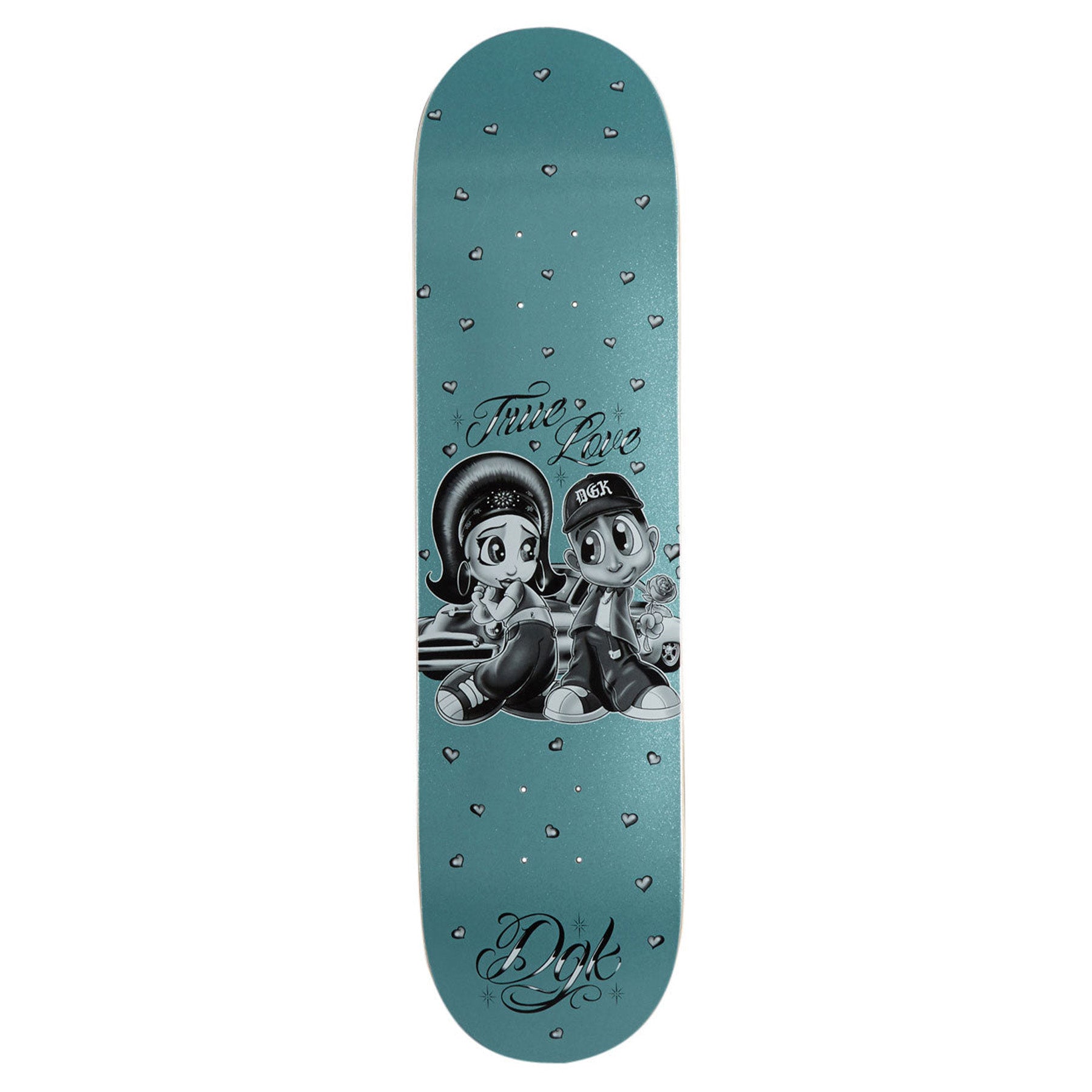 DGK Fool For You Deck Blue Glitter 8.0"