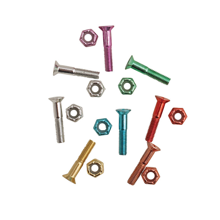 DGK Spittaz Colored Bolts 1"