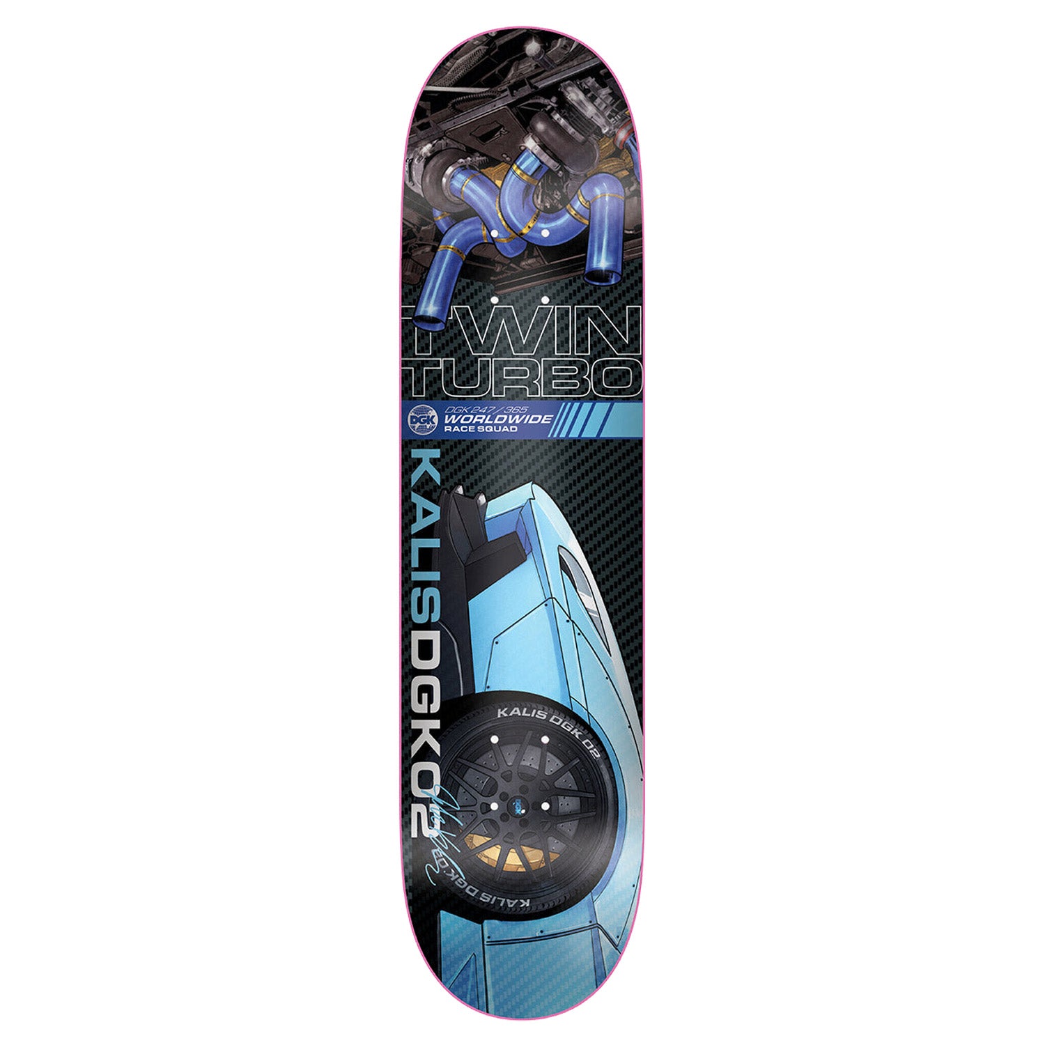 DGK Kalis Twin Turbo Deck 7.8"