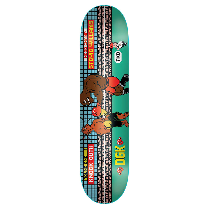 DGK Stevie Williams 8-Bit TKO Deck 8.0"