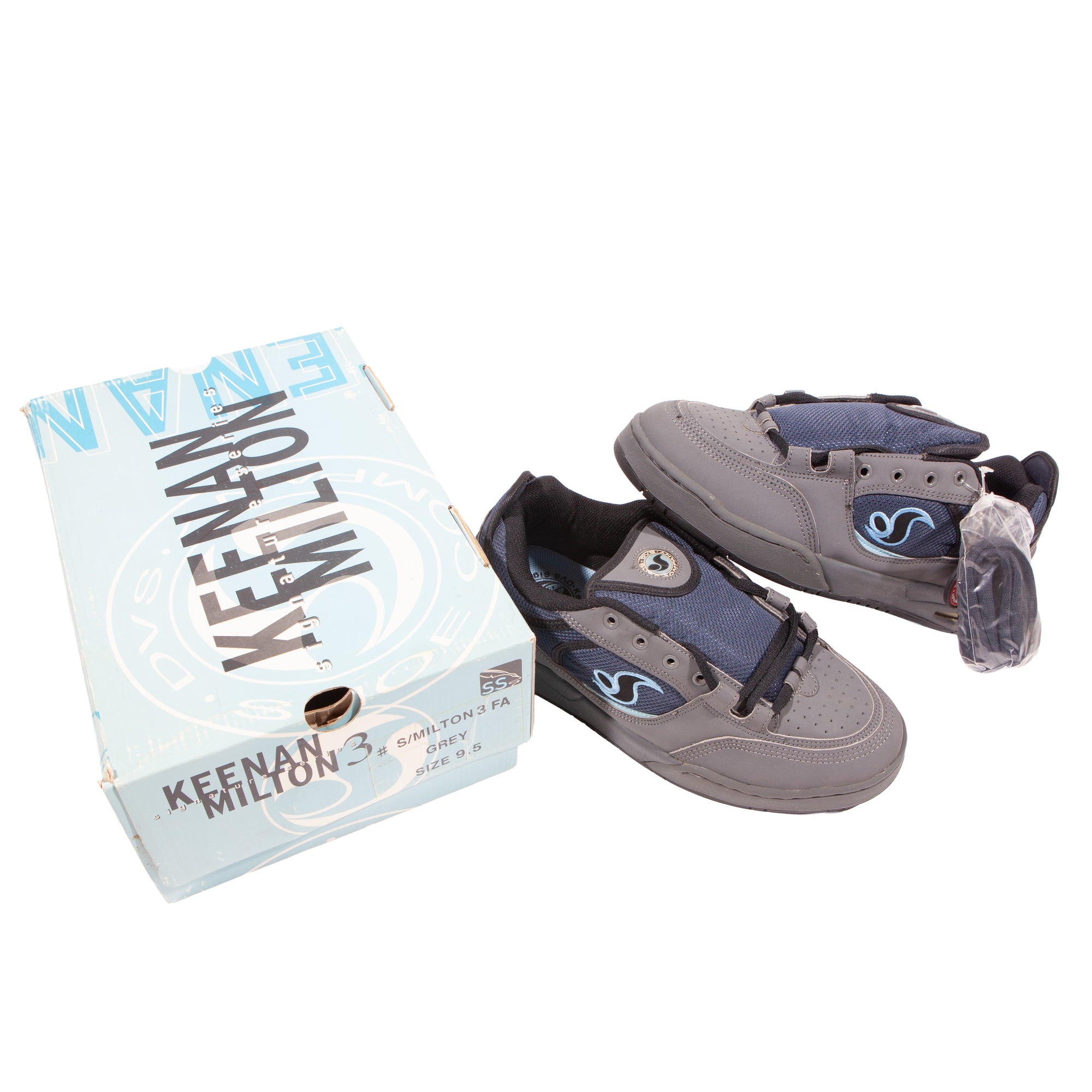 Overripe DVS Shoes Keenan Milton 3 Grey Size 9.5 (2000)