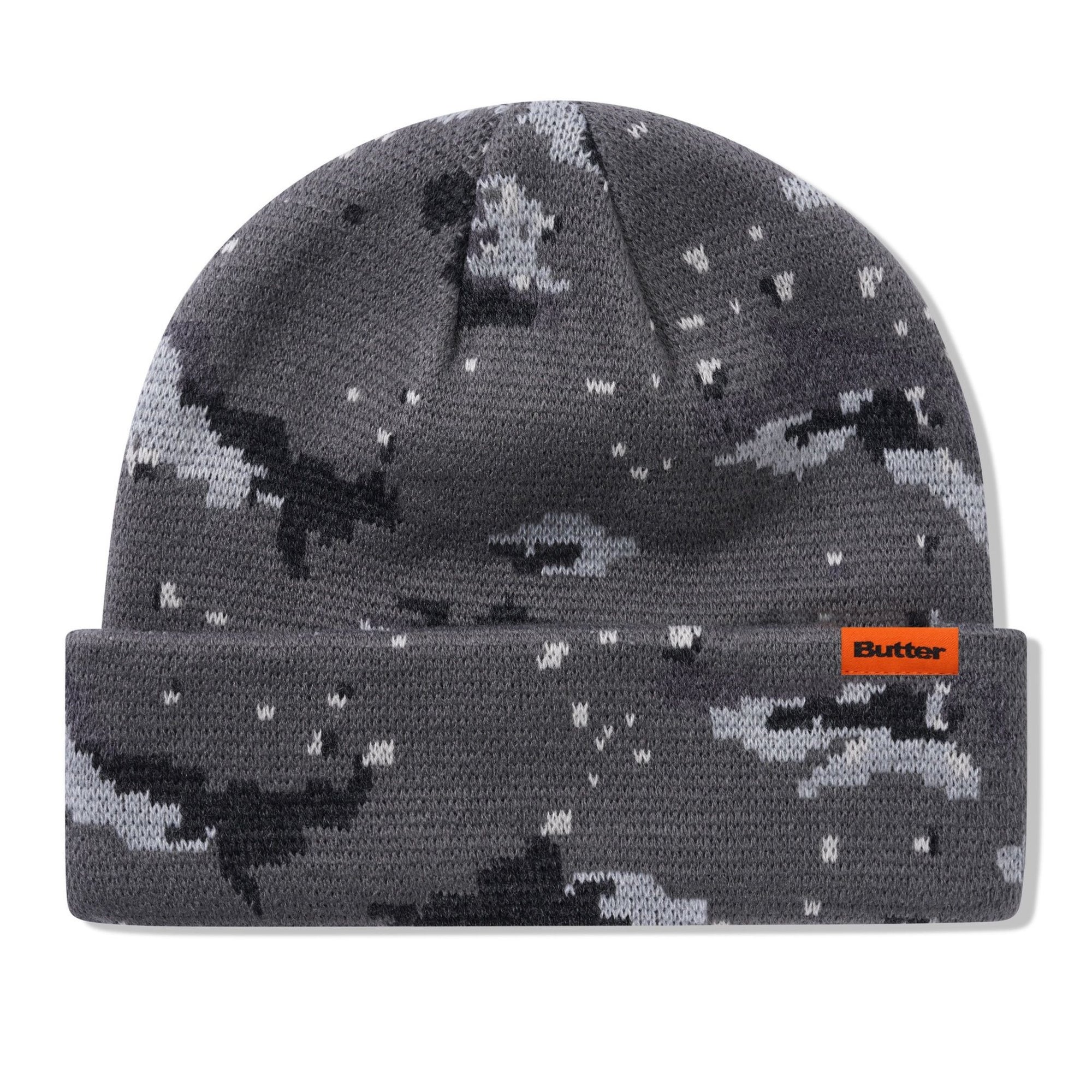 Butter Goods Desert Camo Beanie Charcoal