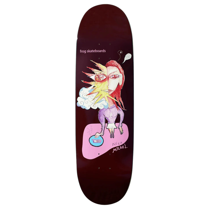 Frog The Distraction Nick Michel Shaped Deck 9.1"