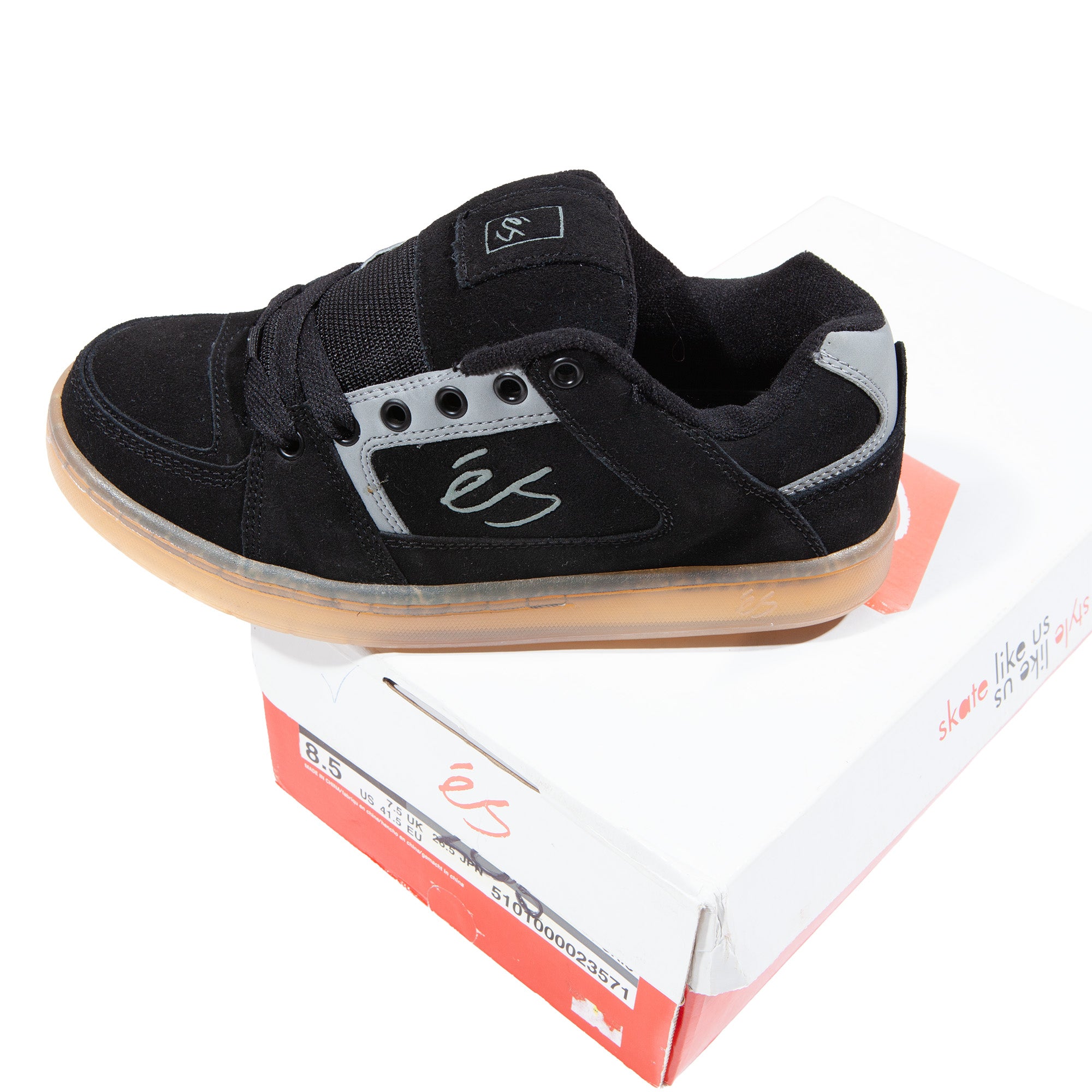 Overripe eS Accelerate Black/Grey Size 8.5 2006ish