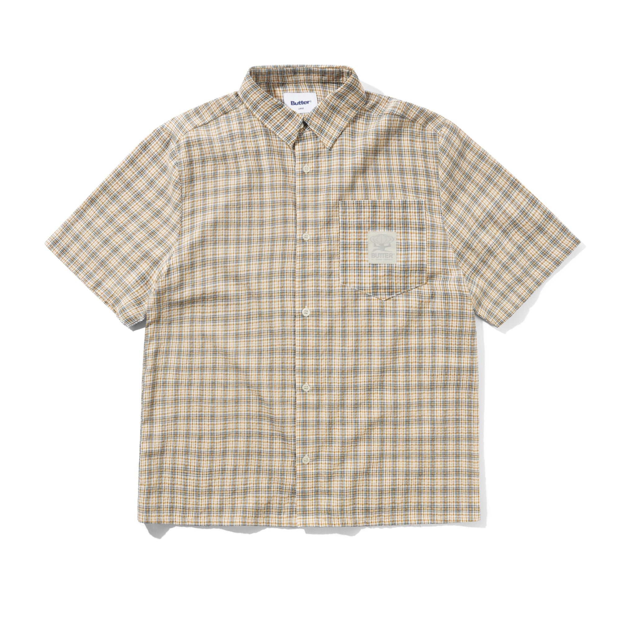 Butter Goods Equipment Button Up Shirt Copper