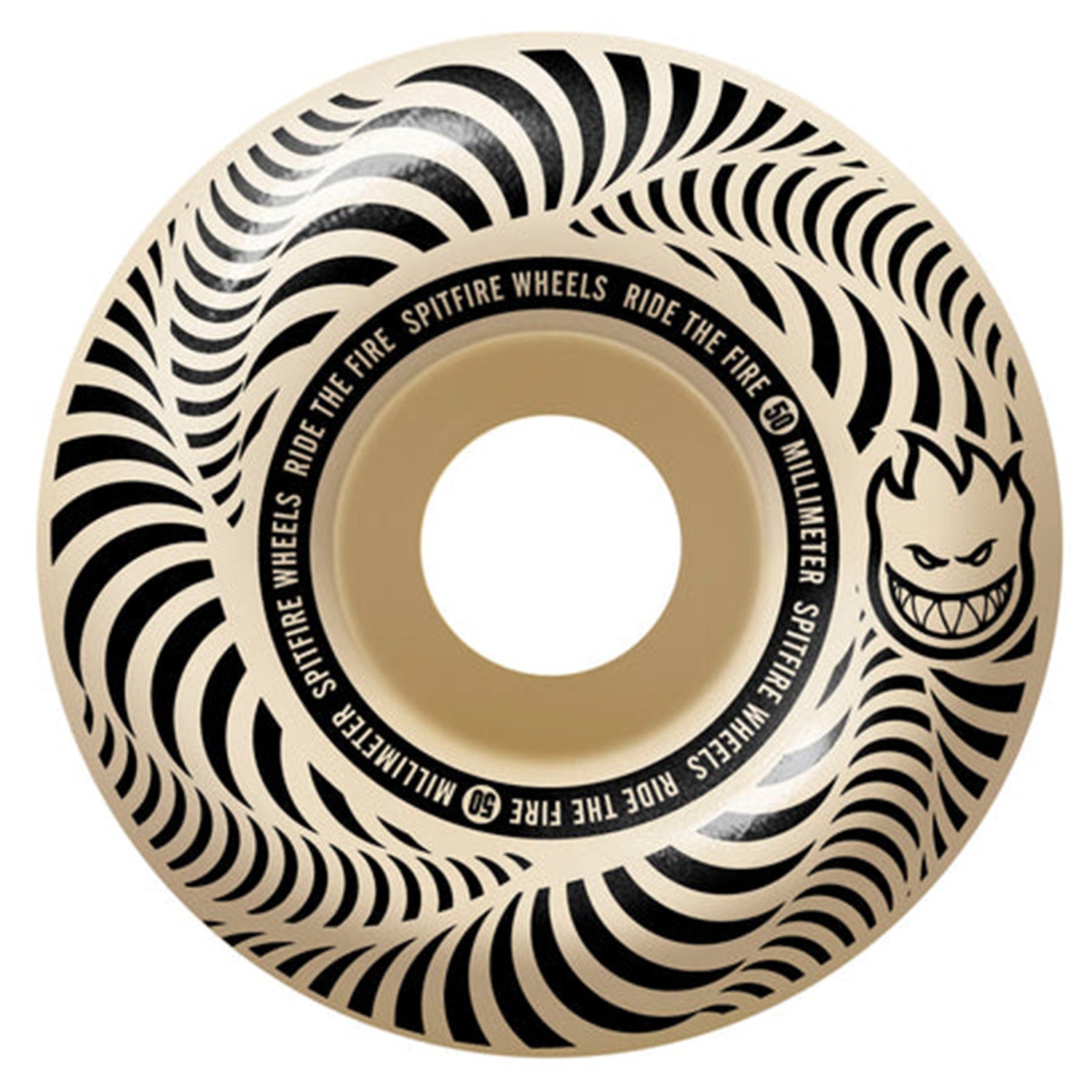 Spitfire Flashpoint Wheels Natural 50mm Classic