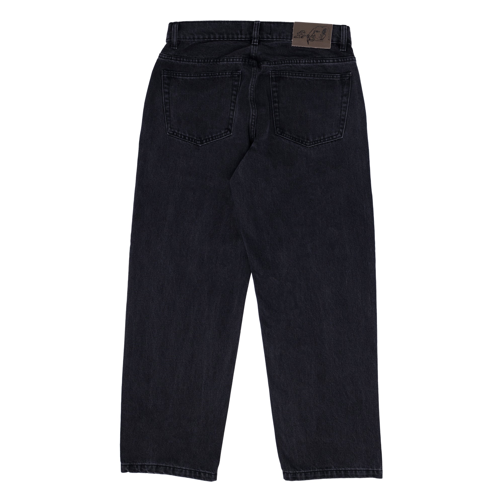 Frog Five Pocket Denim Pants Washed Black