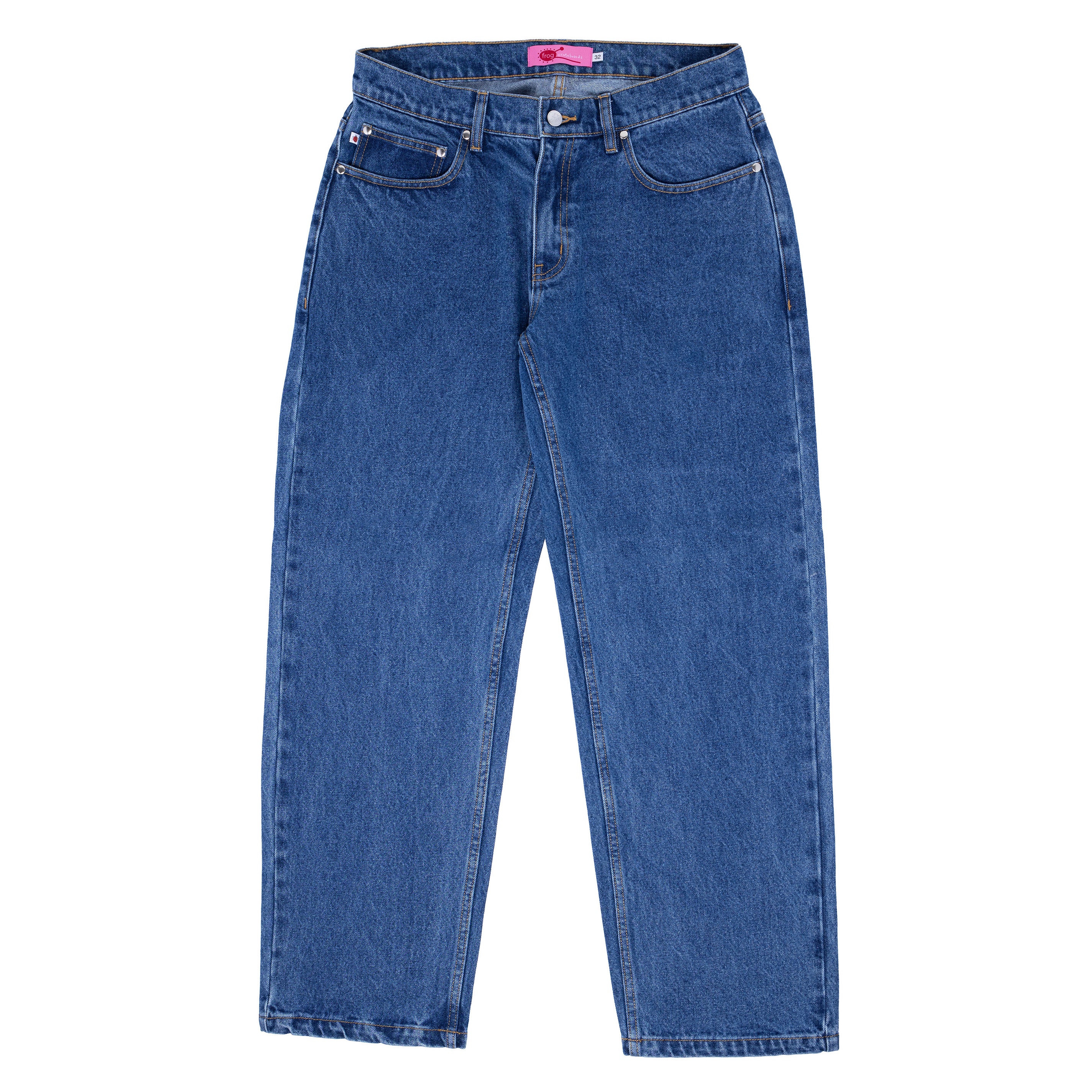 Frog Five Pocket Denim Pants Super Blue - Orchard Skateshop