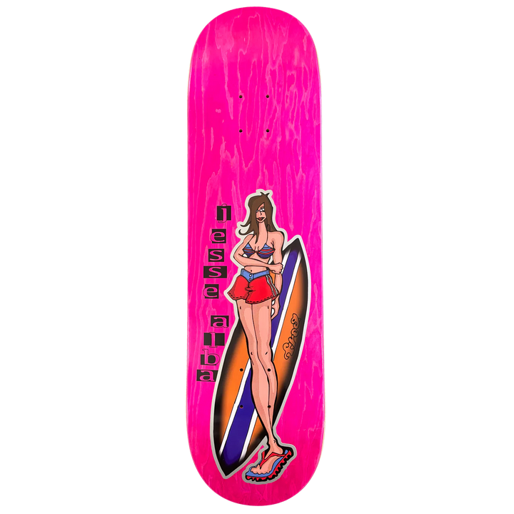 Frog Surfer Girl Jesse Alba Deck 8.25"