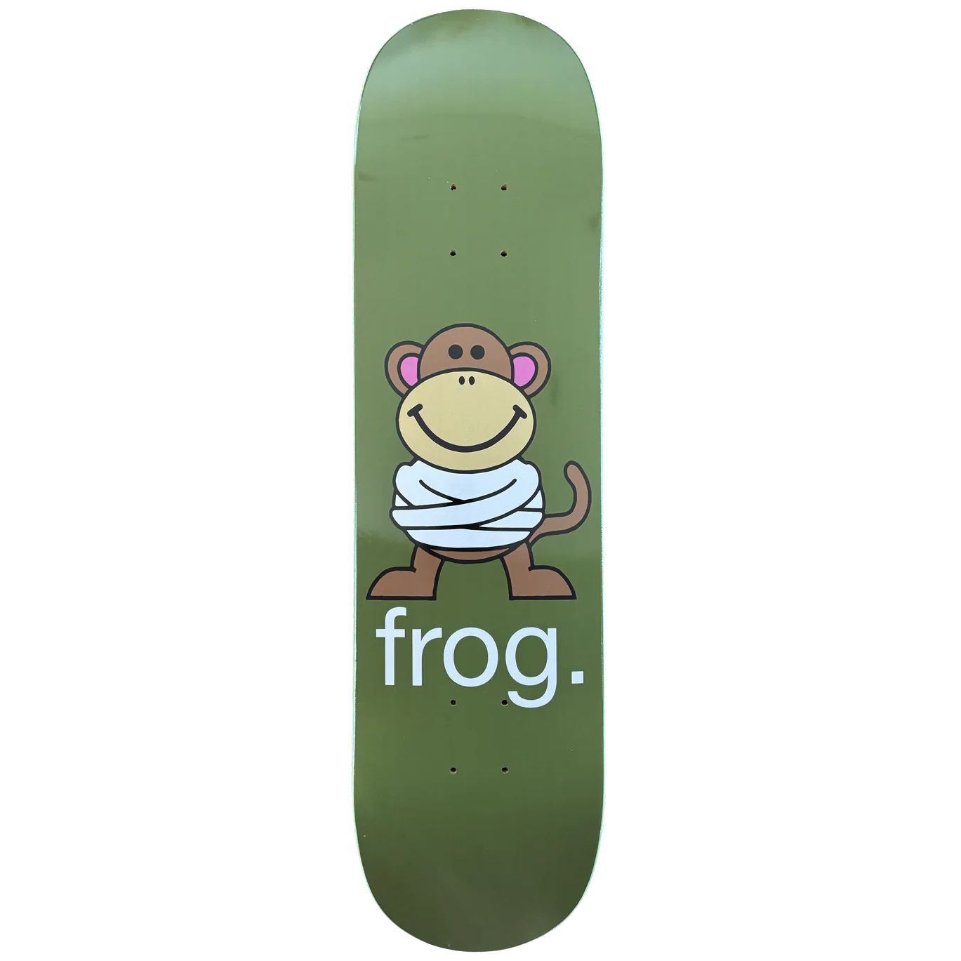 Frog Krazy Monk Frankie Decker Deck 8.18"