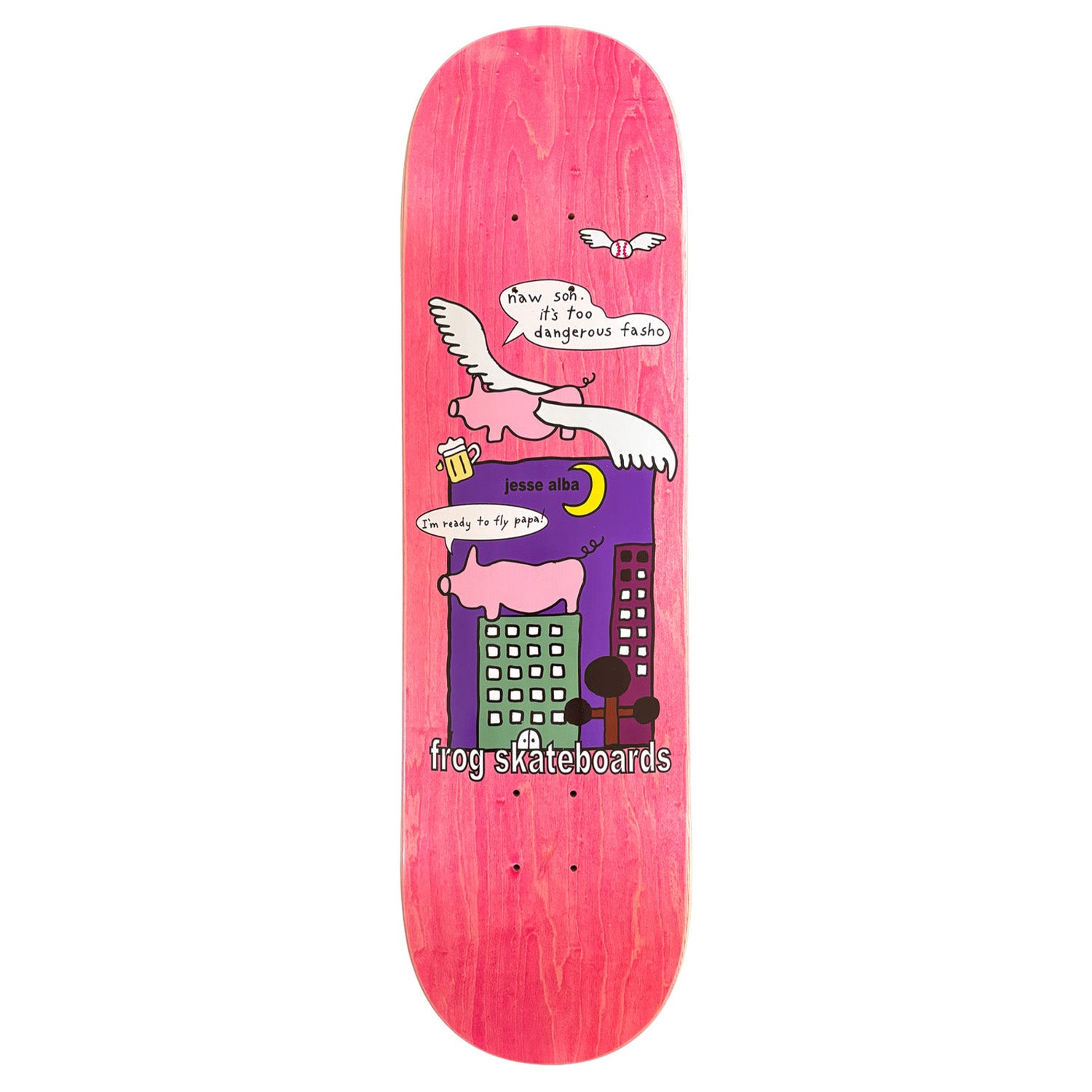 Frog Papa Knows Best Jesse Alba Deck 8.38"
