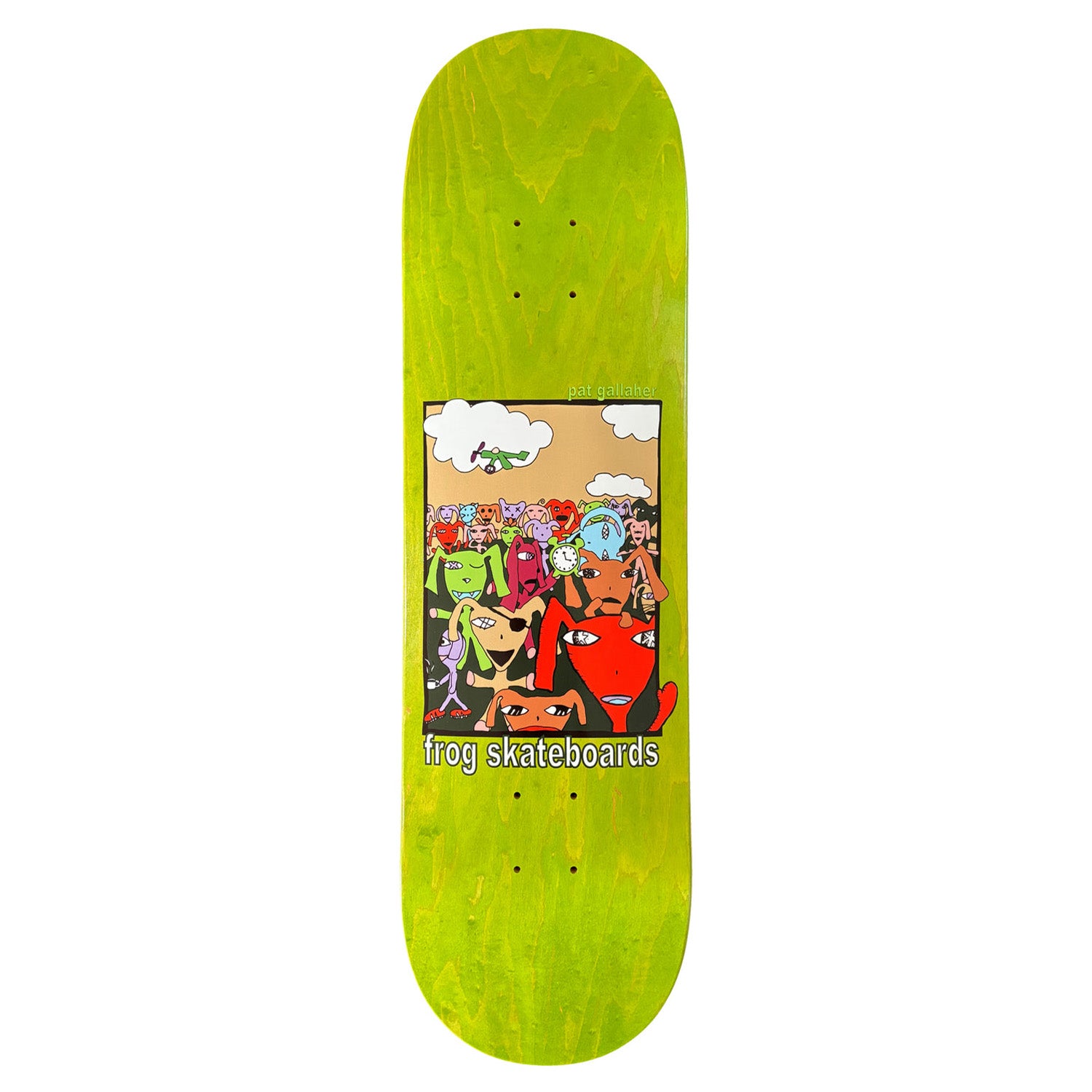 Frog Pat G Party Monster Deck 8.25"