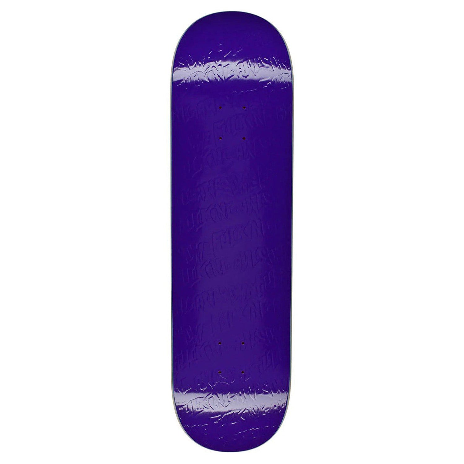 Fucking Awesome Phantom Purple Embossed Deck 8.0"