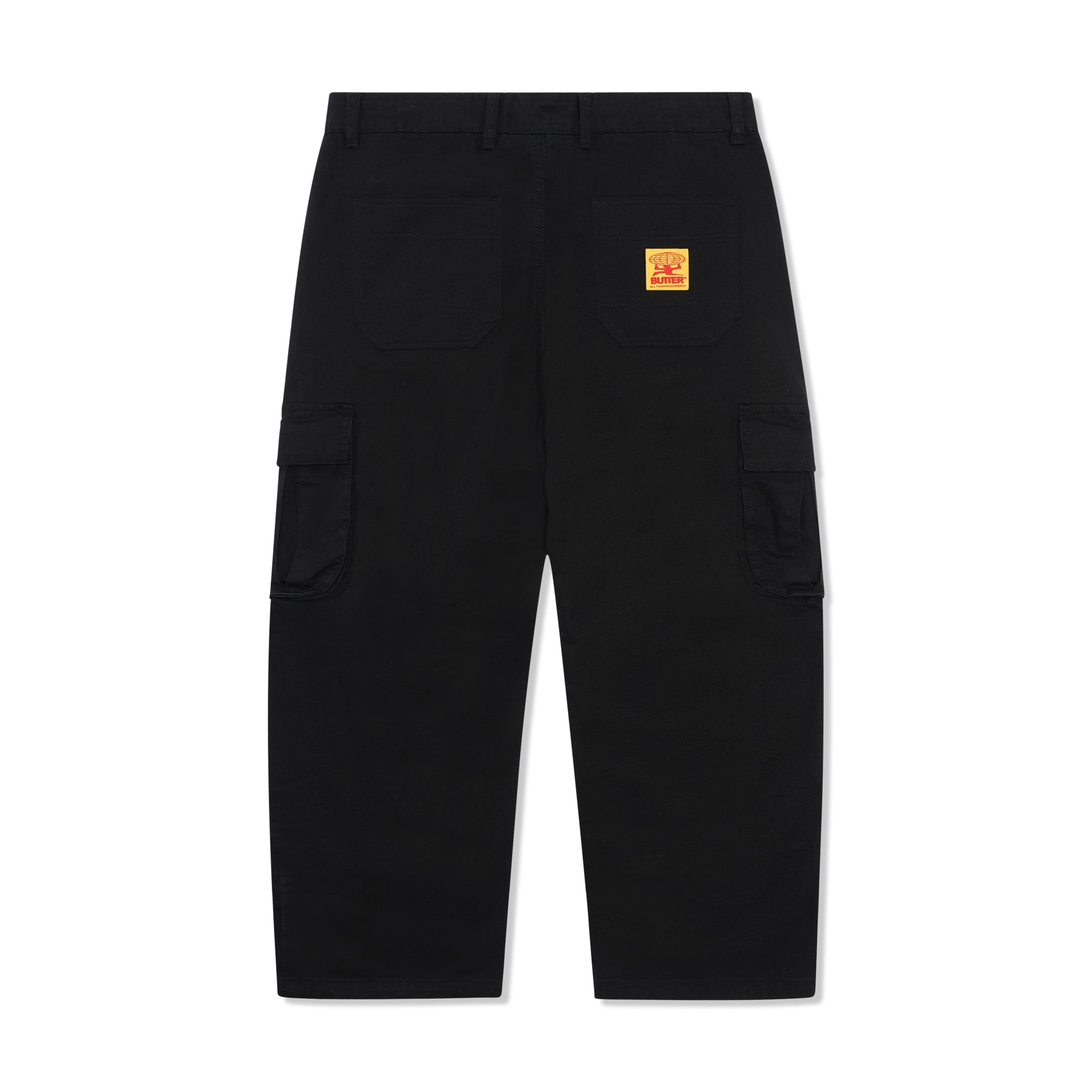 Butter Goods Field Cargo Pants Washed Black