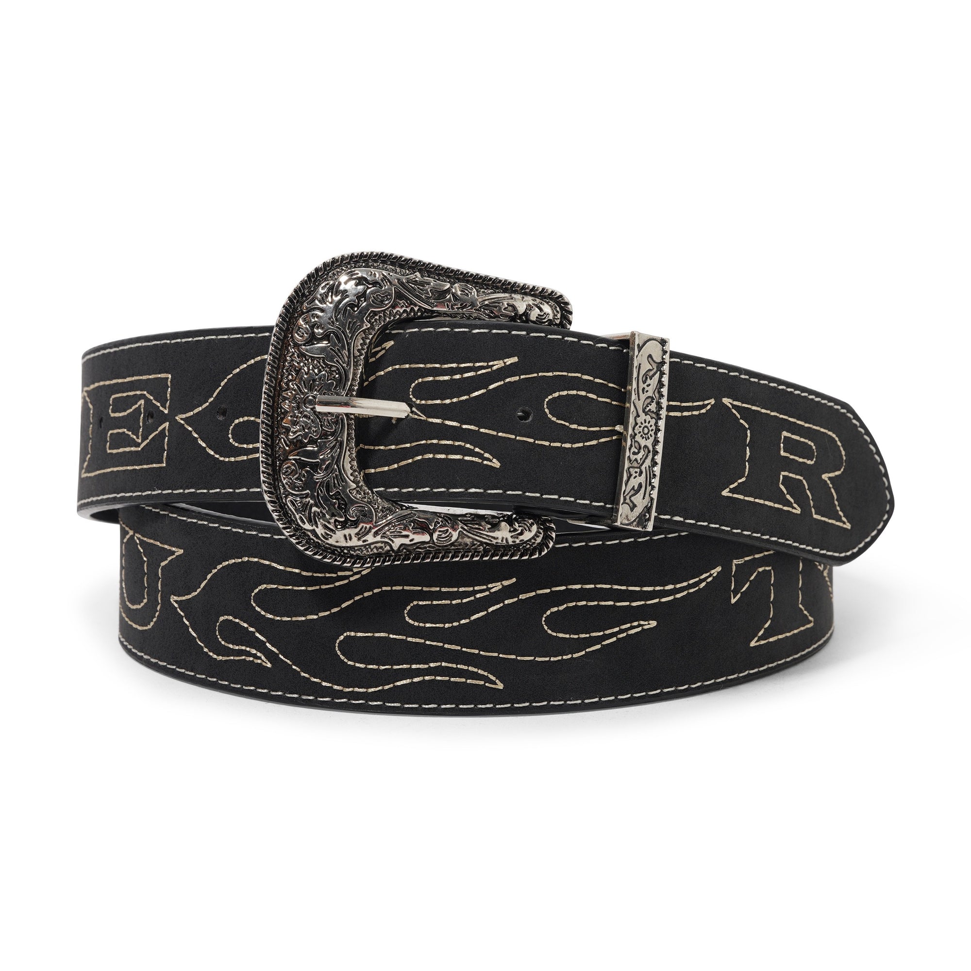 Butter Goods Flame Stitch Belt Black