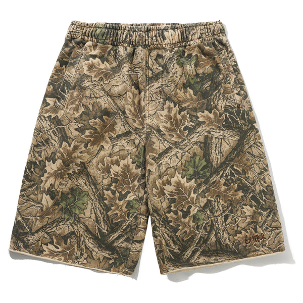 Butter Goods Fleece Shorts Forest Camo - Orchard Skateshop