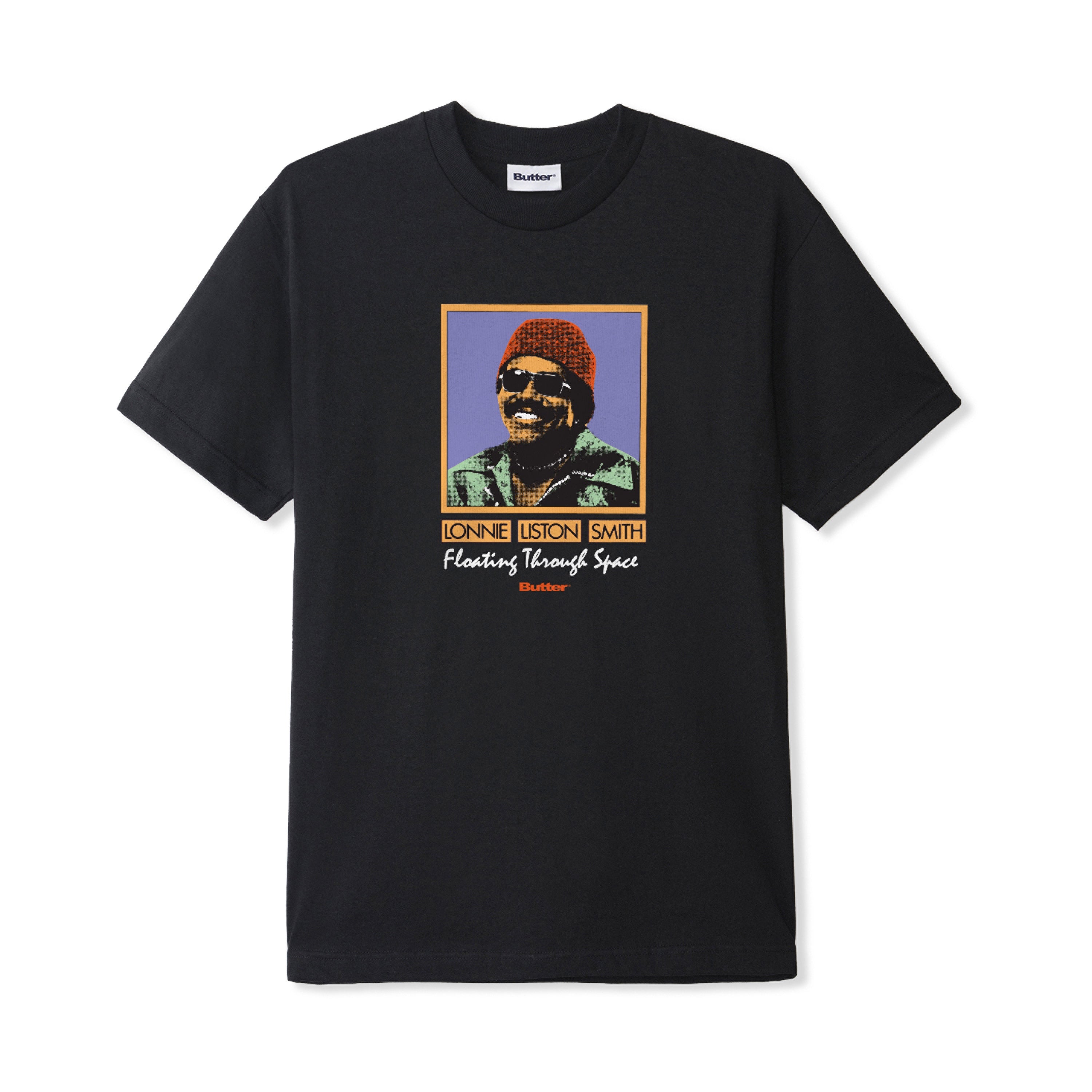 ★関税込★BUTTER GOODS★FLOATING THROUGH SPACE TEE : BLACK FloatingThroughSpaceTeeBlack1.