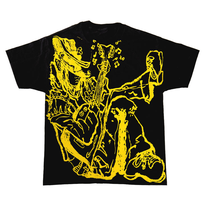 Genesis Guitar Man Tee Black/Yellow