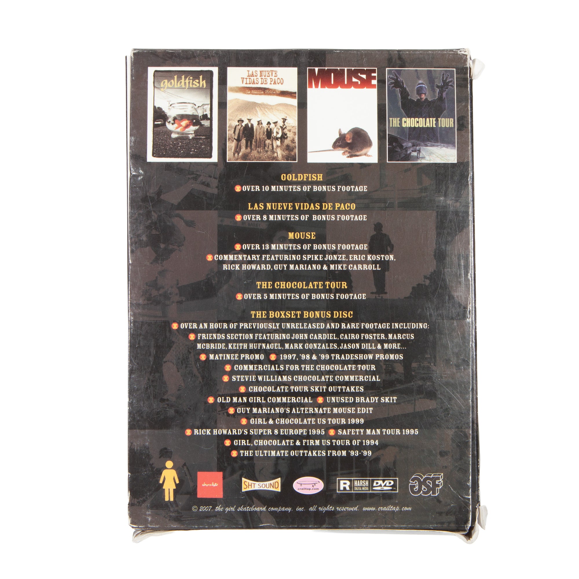 Overripe DVD Girl / Chocolate DVD Box Set