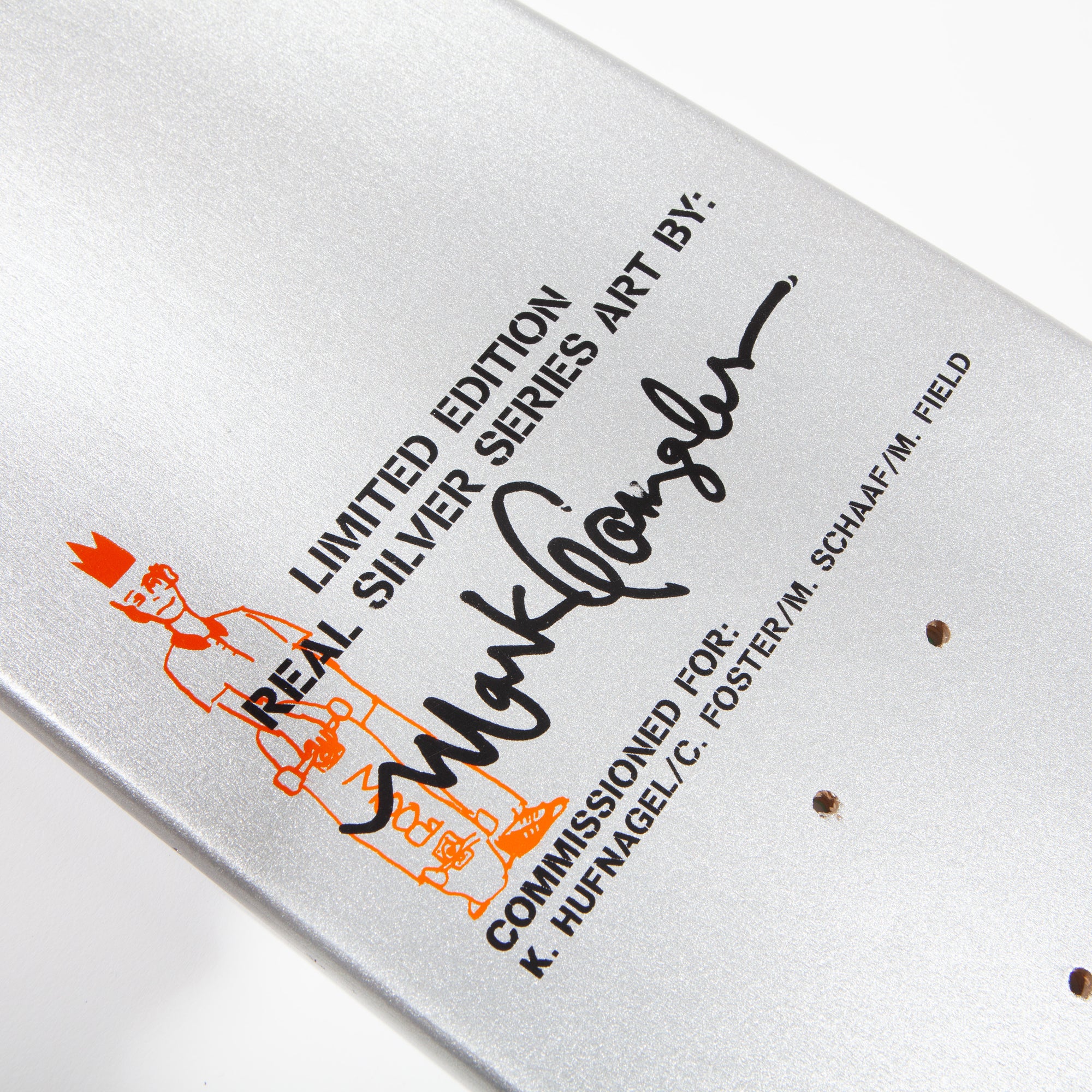 Overripe Real Mark Gonzales Gonz Limited Series Silver Deck (2002)