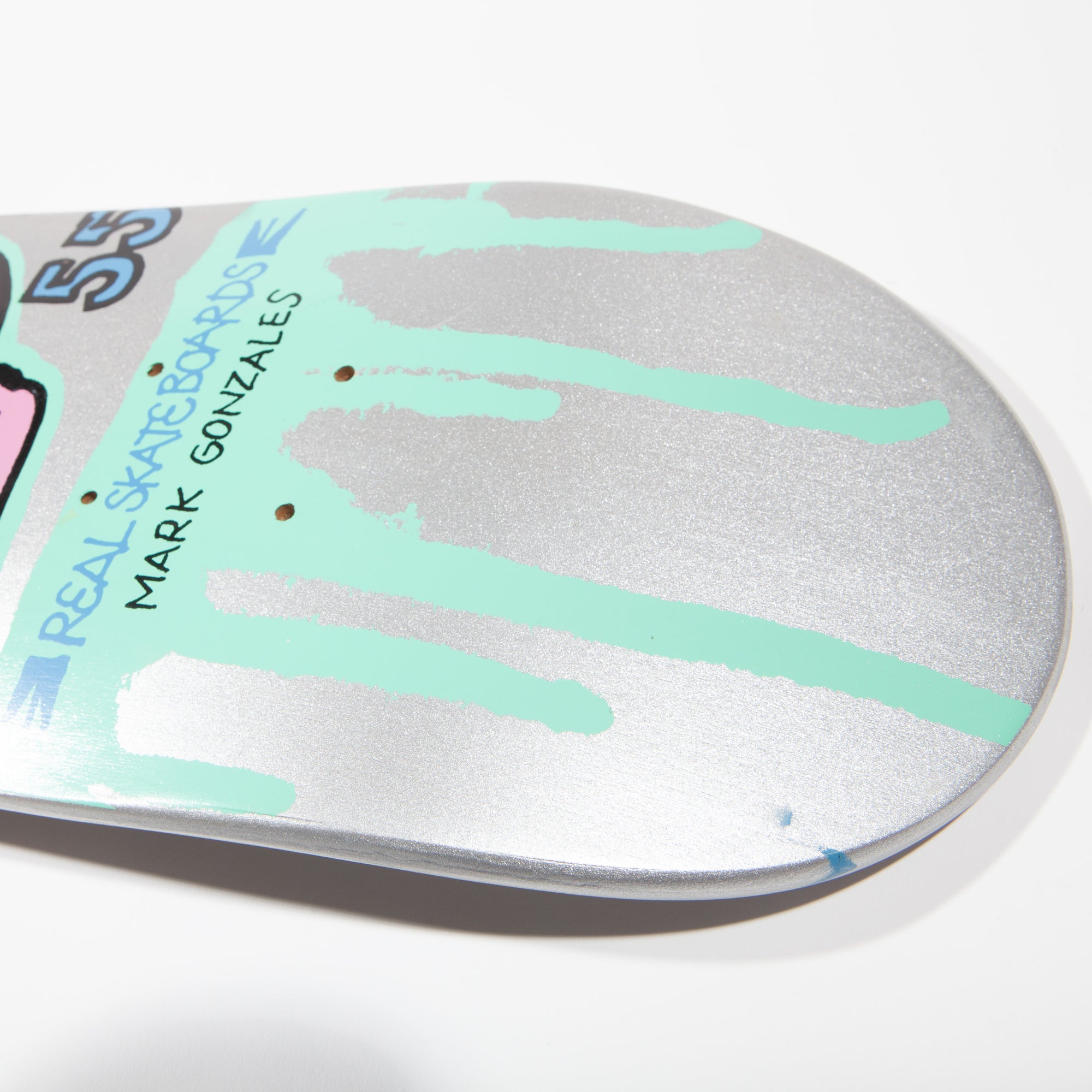 Overripe Real Mark Gonzales Gonz Limited Series Silver Deck (2002)
