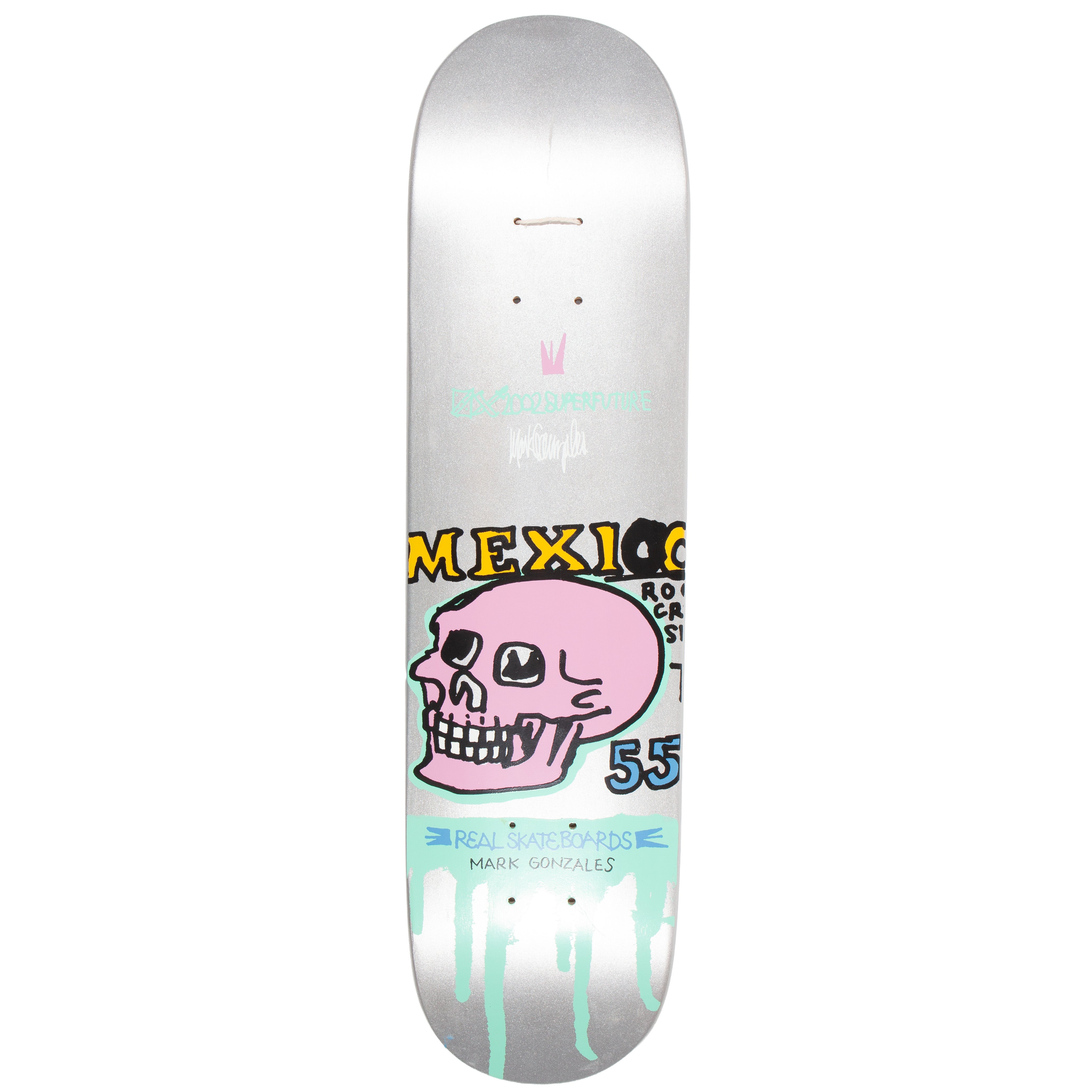 Overripe Real Mark Gonzales Gonz Limited Series Silver Deck (2002
