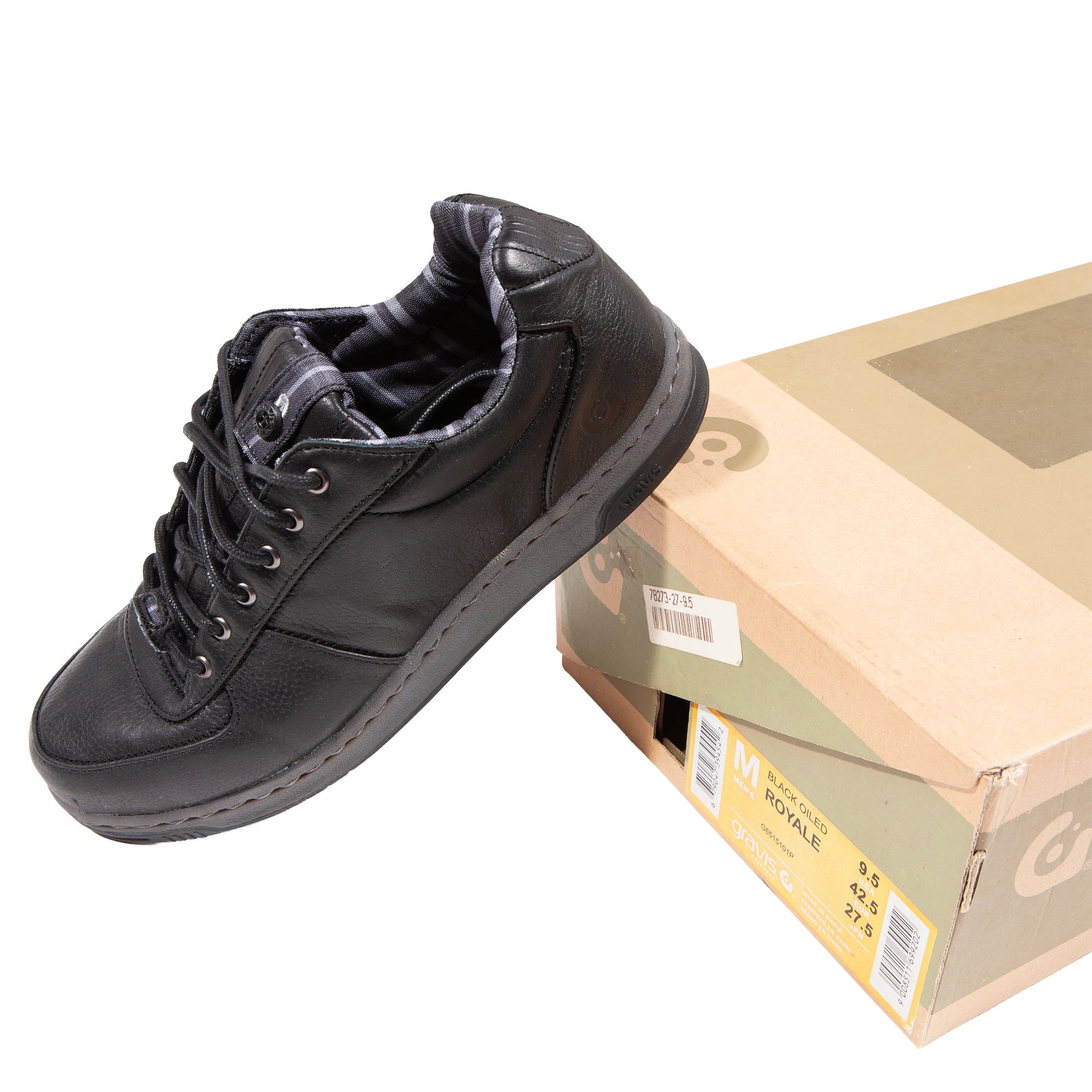 Overripe Gravis Royale Black Oiled Size 9.5 2006ish