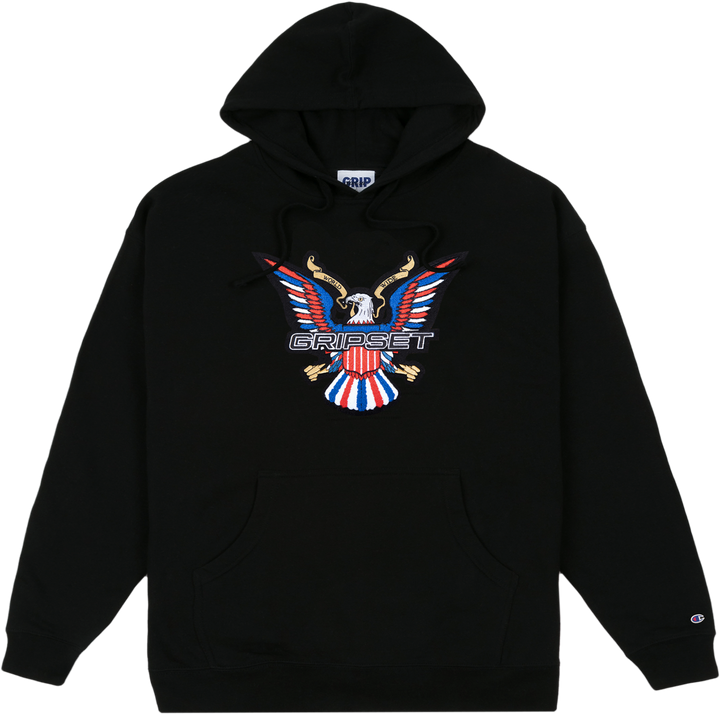 Classic Grip Gripset Embroidered Hoodie Black