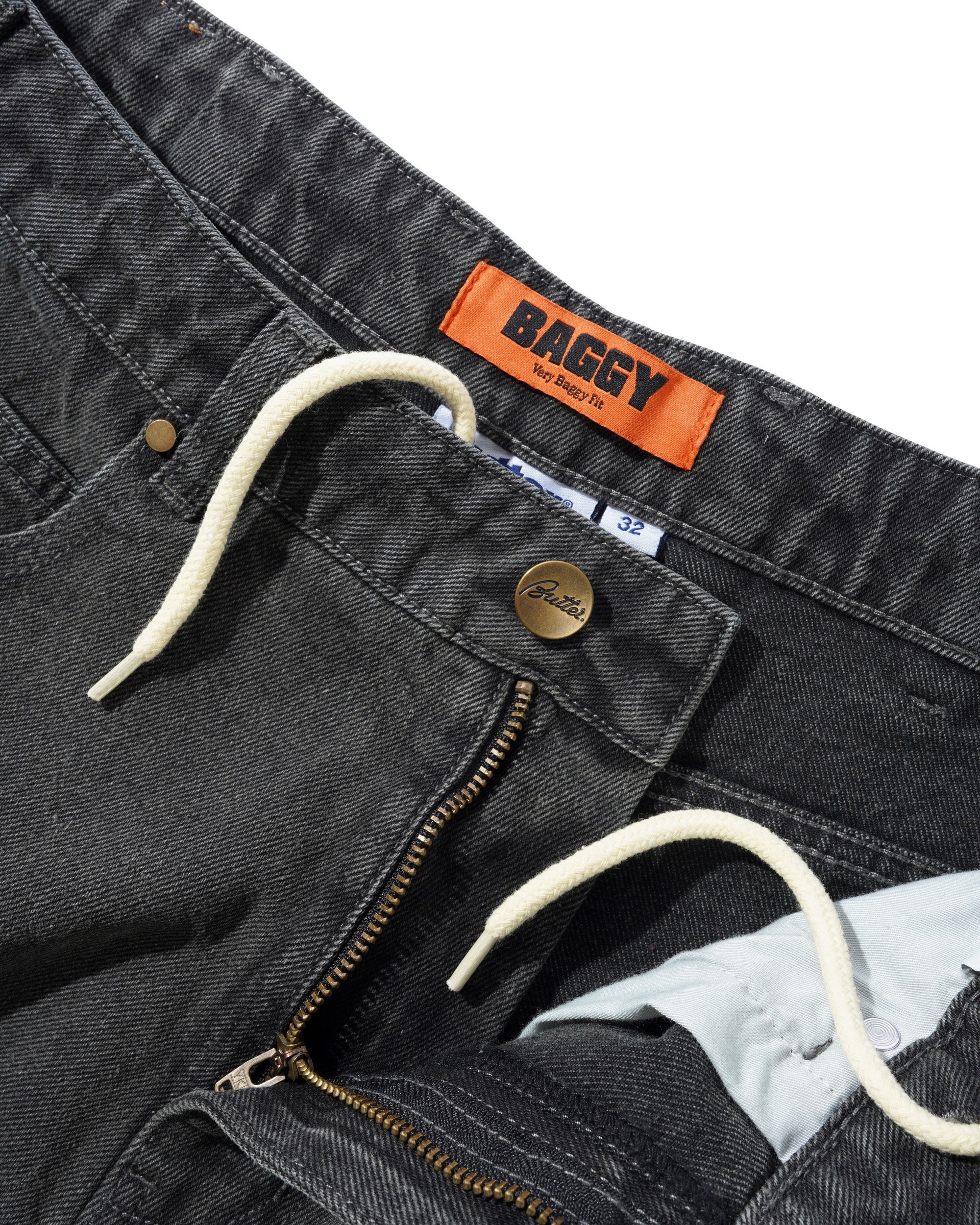 Butter Goods Garage Denim Jeans Faded Black
