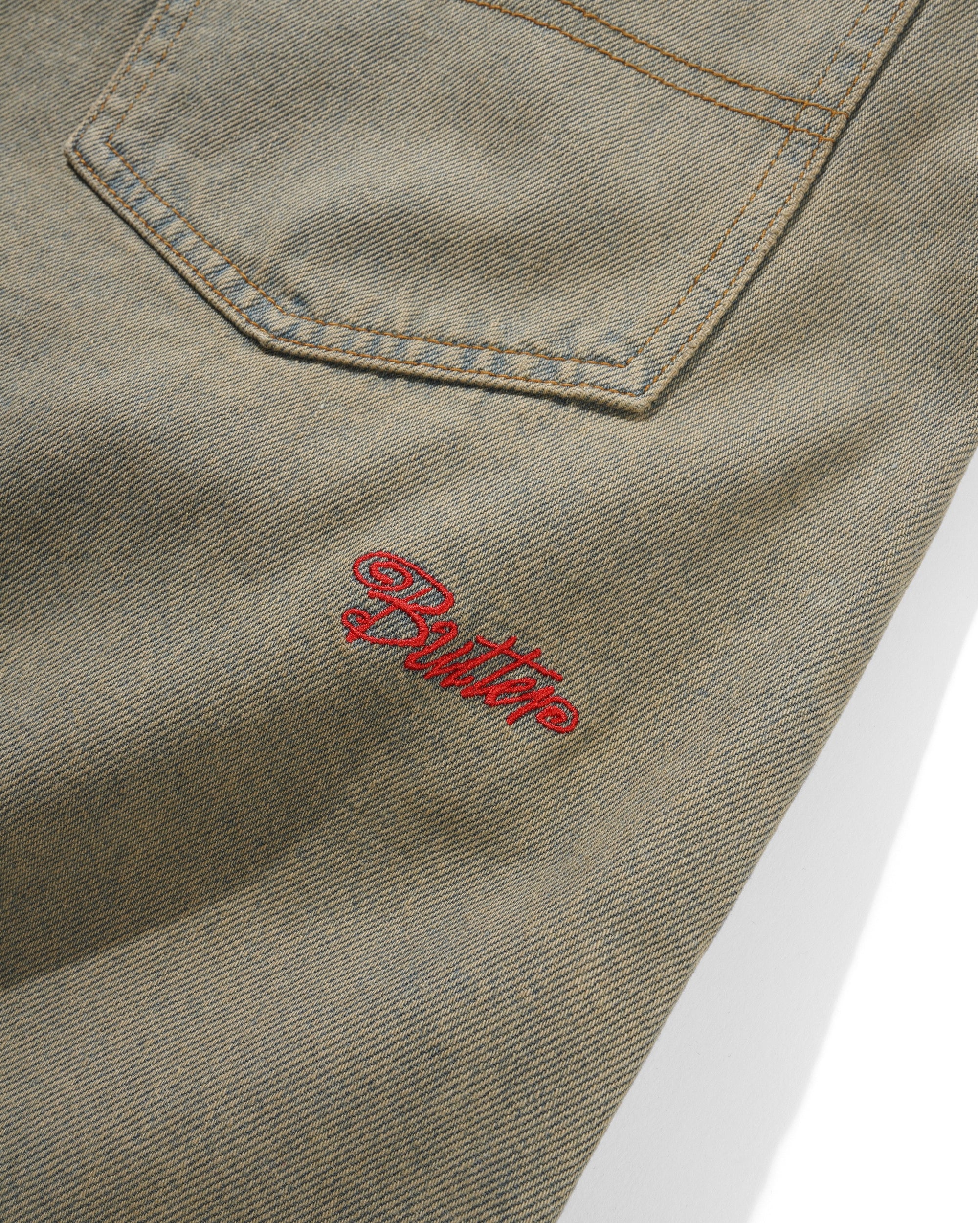 Butter Goods Garage Denim Jeans Sunfade Blue