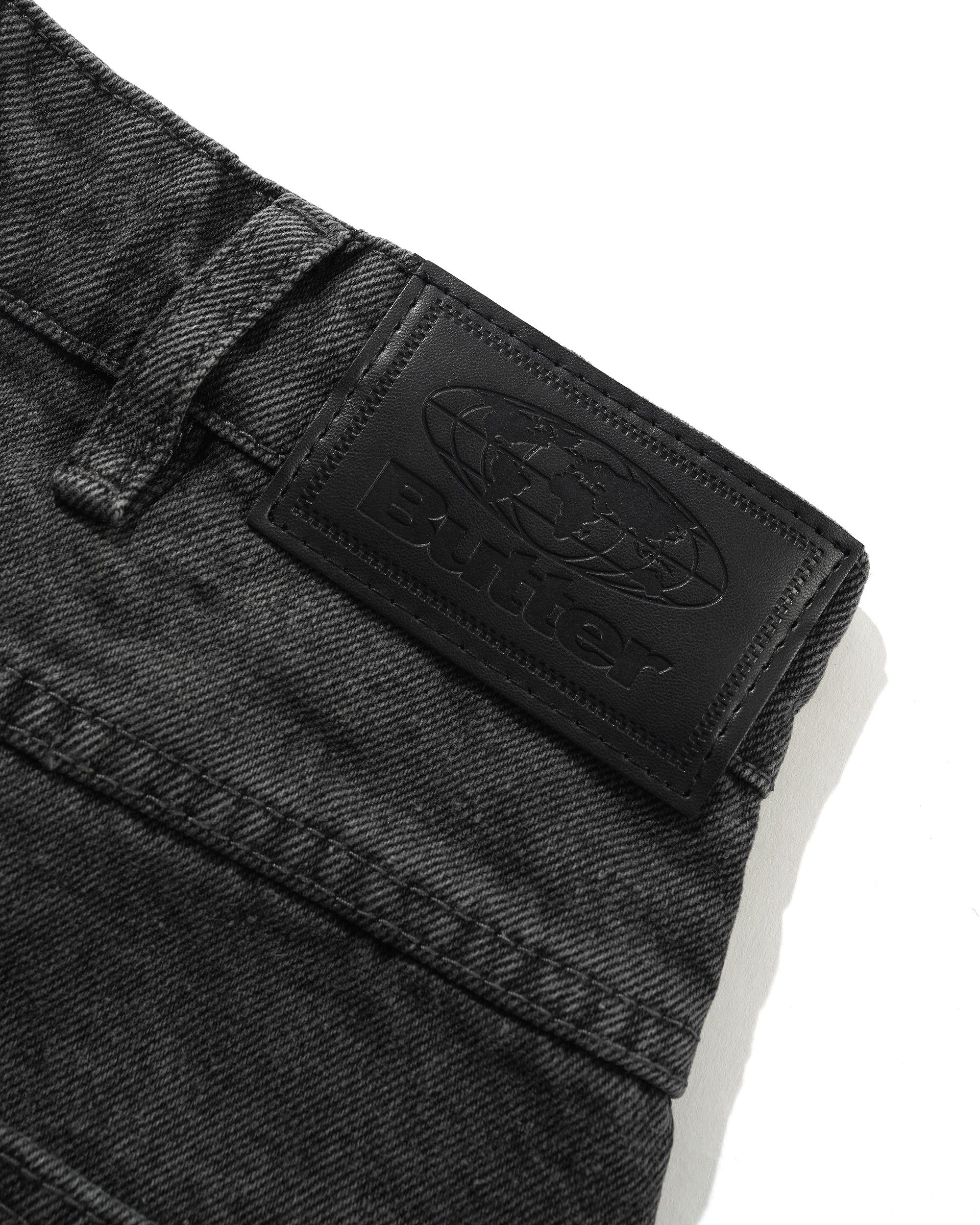 Butter Goods Garage Denim Shorts Faded Black