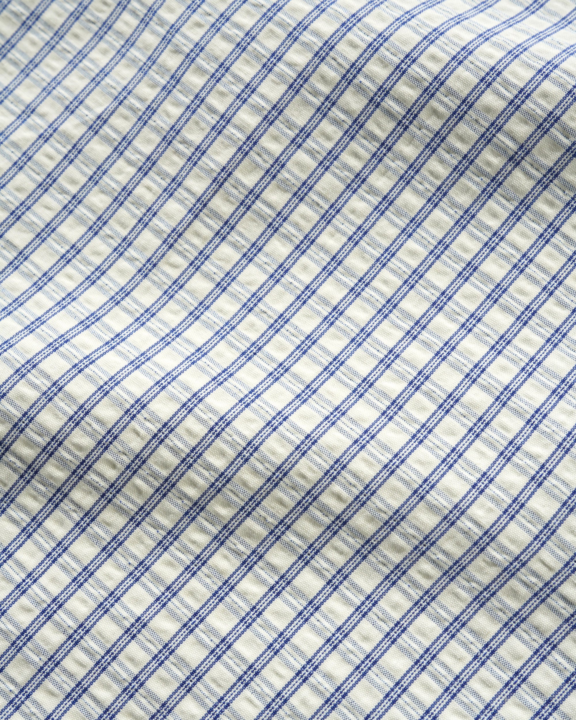 Butter Goods Grid Button Up Shirt Blue