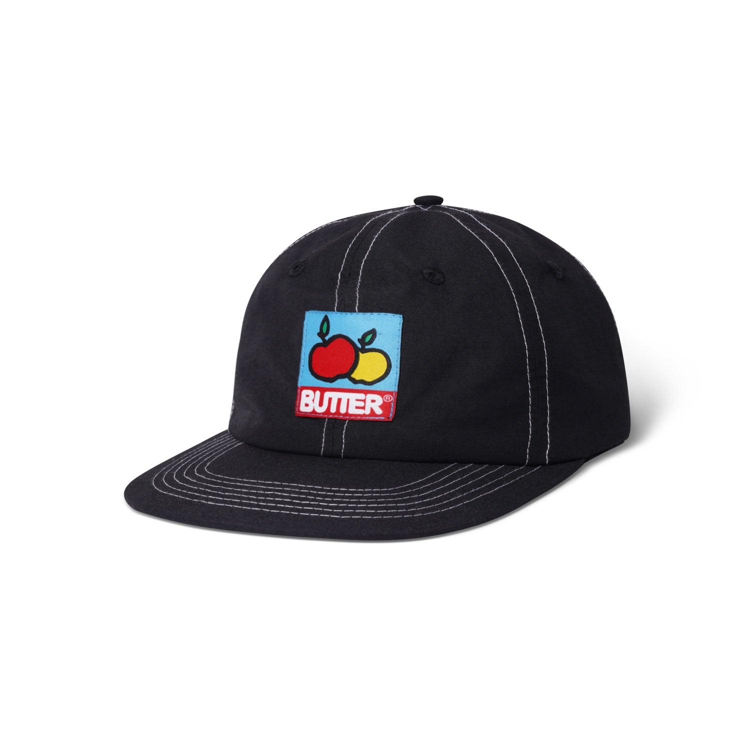 Butter Goods Grove 6 Panel Cap Black - Orchard Skateshop