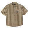 Huf H Star Plaid Shirt Putty