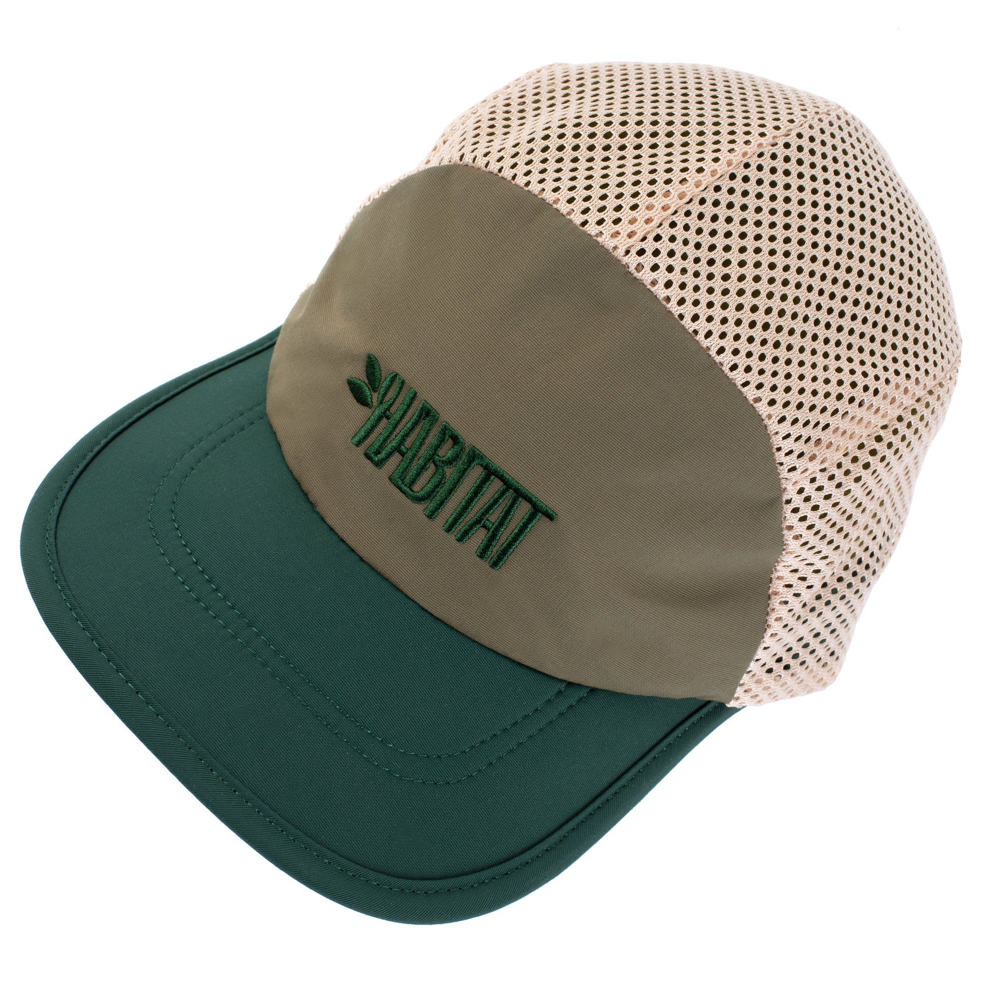 Habitat Aerolite Mesh Camp Hat Green/Tan