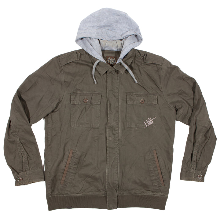 Overripe Habitat Field Jacket Cotton Hood Military XL (2005ish)