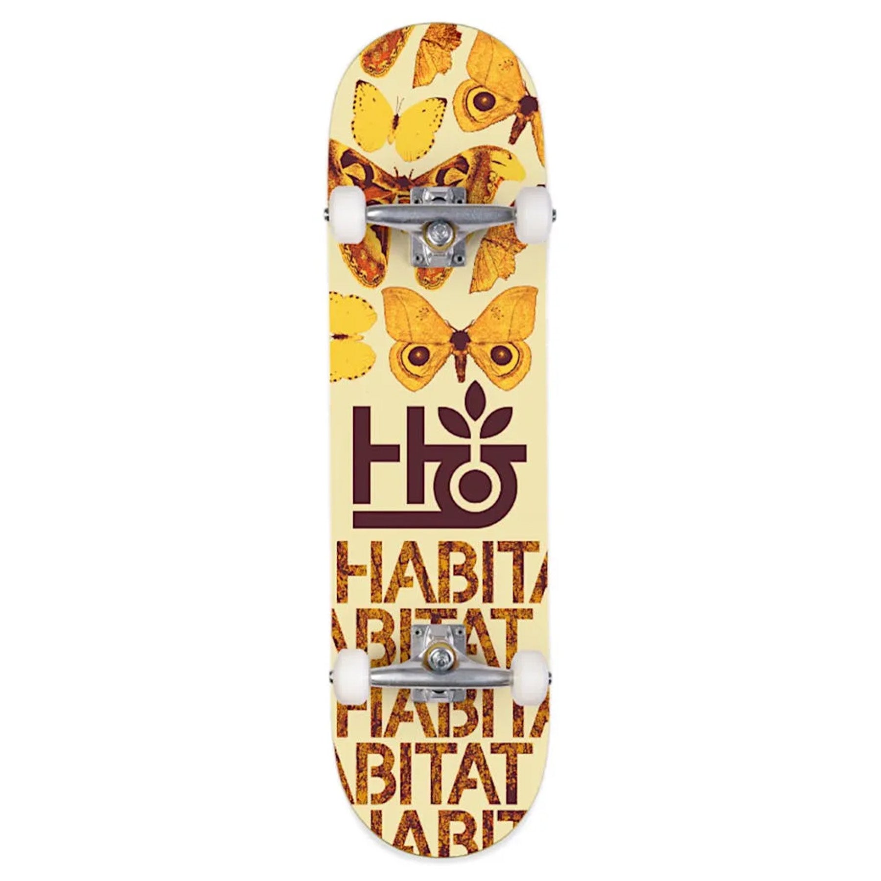 Habitat Insecta Orange 8.0 Prebuilt Beginner Complete Skateboard