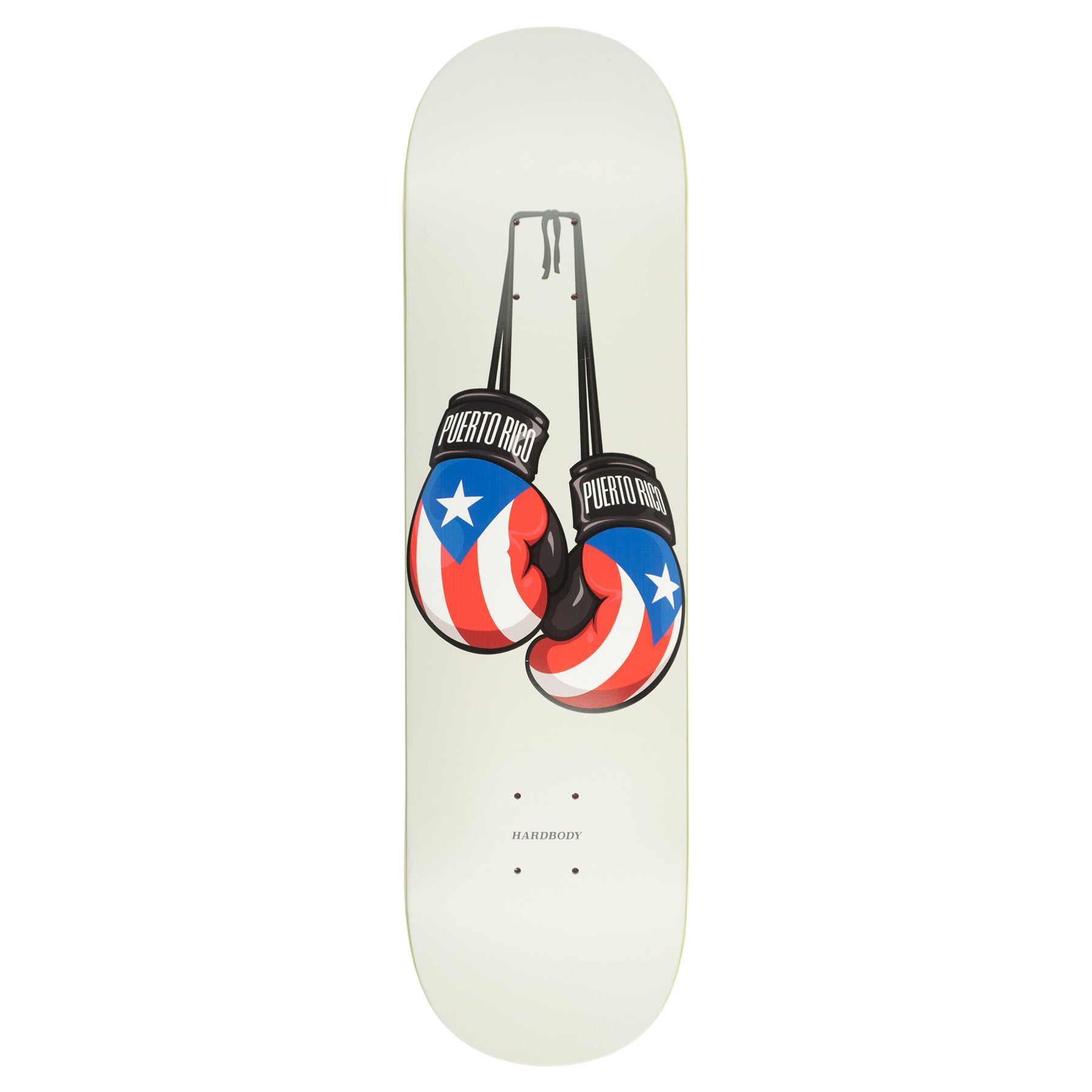 Hardbody Puerto Rico Boxing Gloves Deck 8.125"