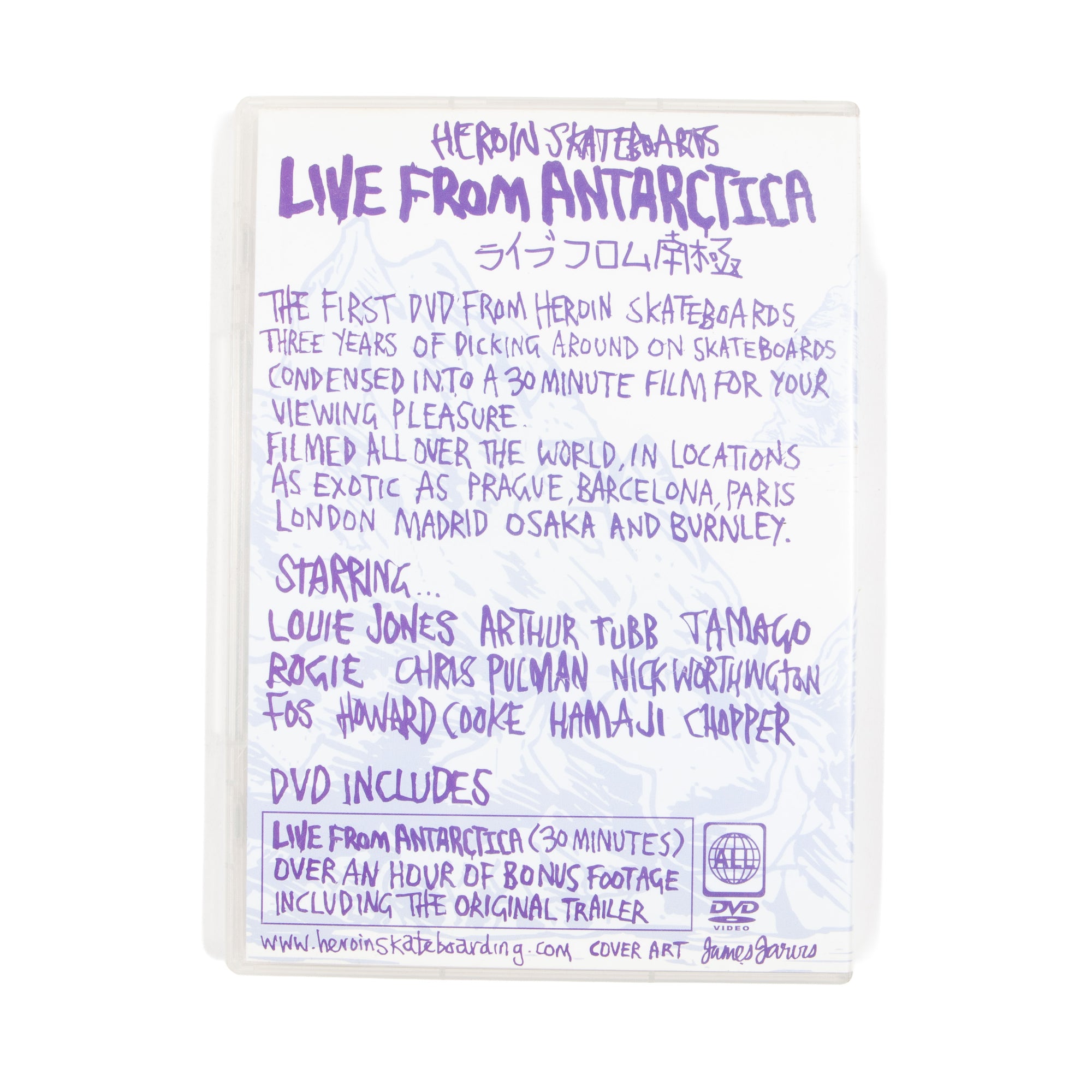 Overripe DVD Heroin Live From Antarctica