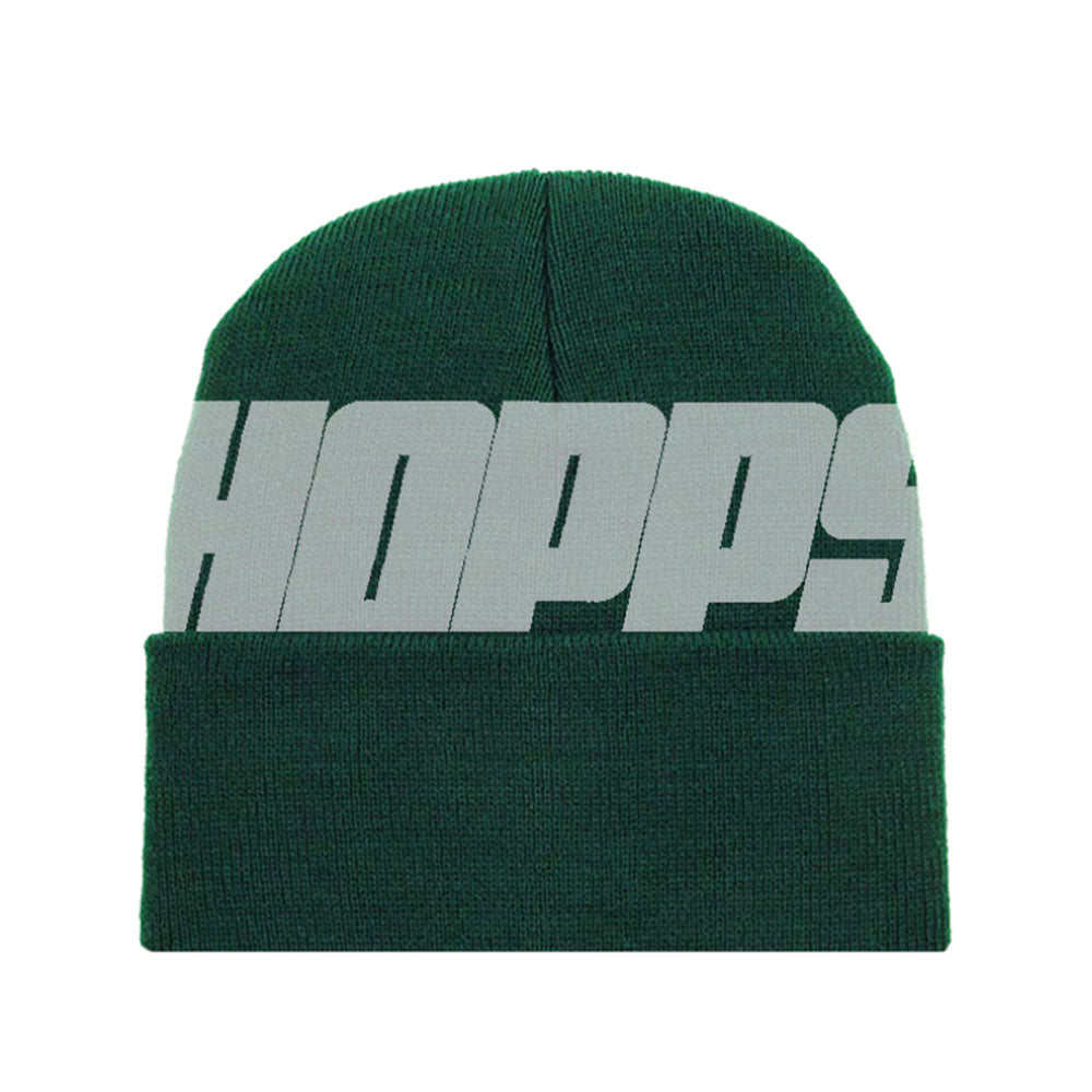 Hopps BigHopps Knitted Beanie Hunter Green/White