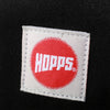 Hopps Label Wool Snapback Hat Black