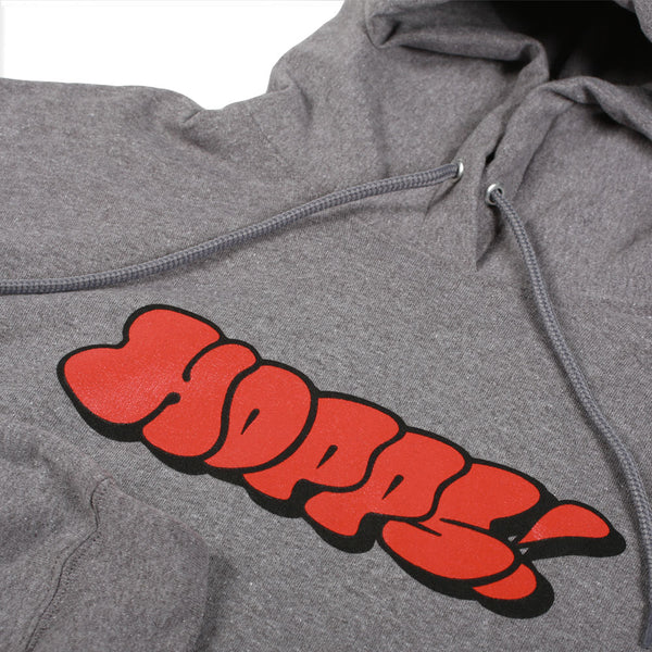 Hopps Throw Hoodie Heather Grey Orchard