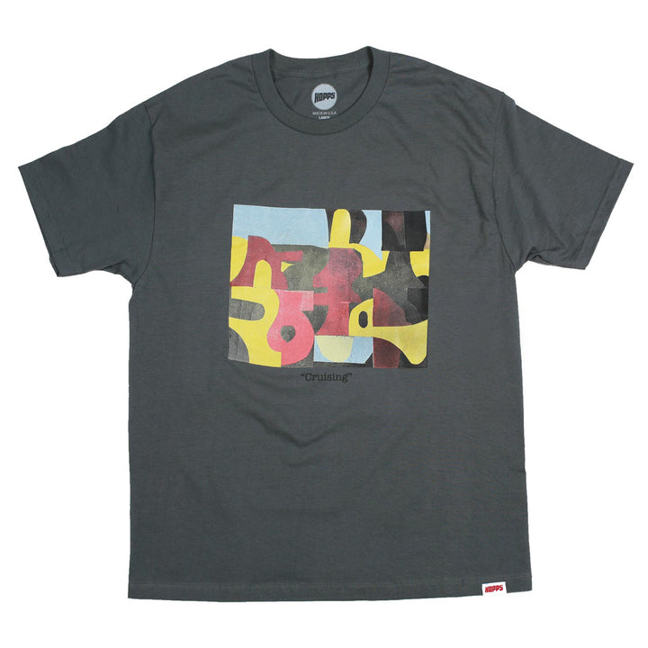 Hopps Abstraction Cruising Tee Graphite