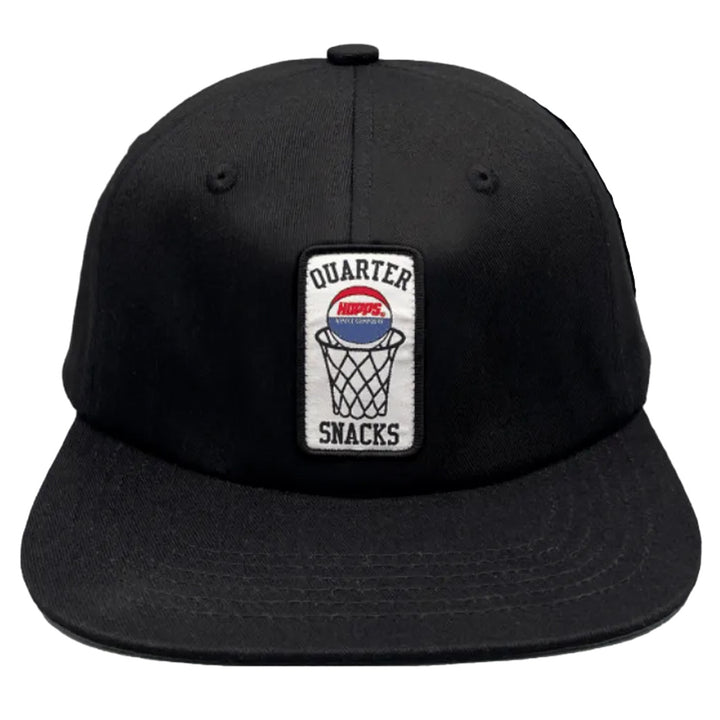 Hopps x Quartersnacks Patch Snapback Hat Black