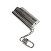 Huf Burner Lighter Sleeve Keychain Silver