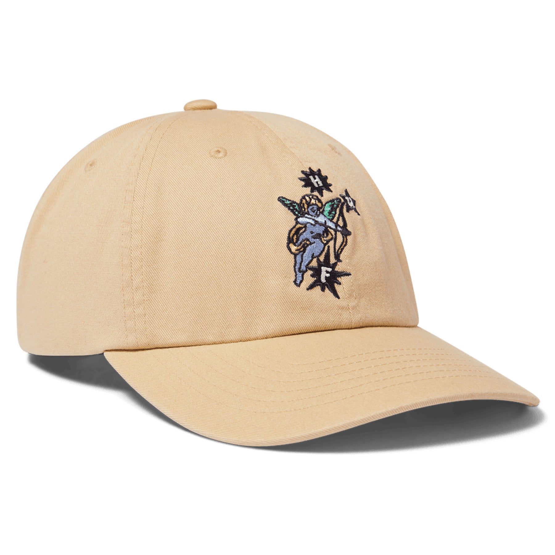 Huf Cupid 6 Panel CV Hat Khaki - Orchard Skateshop