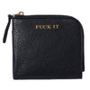 Huf Fuck It Zip Wallet Black